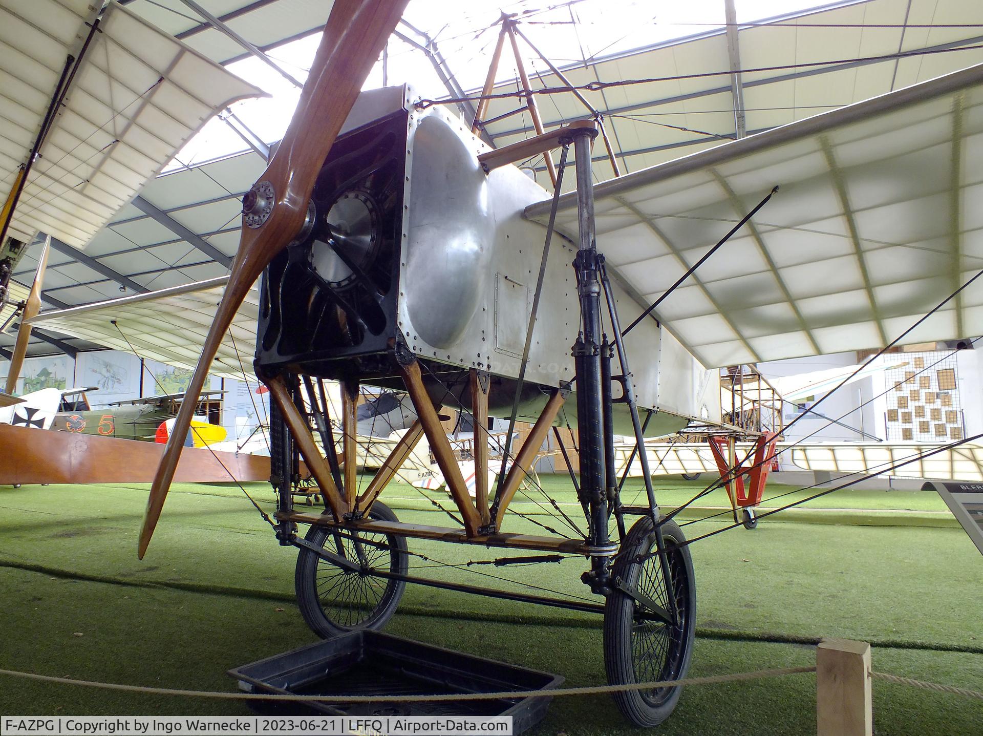 F-AZPG, Bleriot XI-2 Replica C/N SA-29, Bleriot XI-2 replica at the Musee Volant Salis/Aero Vintage Academy, Cerny