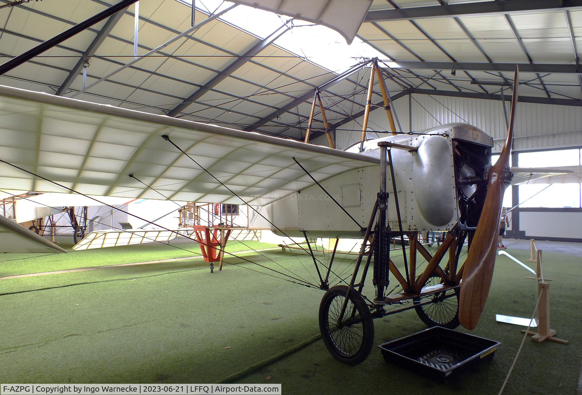 F-AZPG, Bleriot XI-2 Replica C/N SA-29, Bleriot XI-2 replica at the Musee Volant Salis/Aero Vintage Academy, Cerny