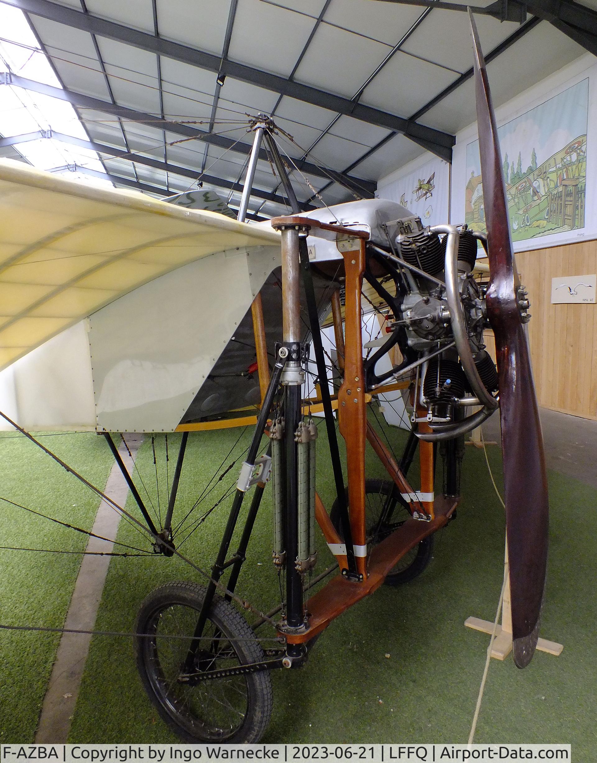 F-AZBA, Bleriot XI Replica C/N 1, Bleriot XI replica at the Musee Volant Salis/Aero Vintage Academy, Cerny