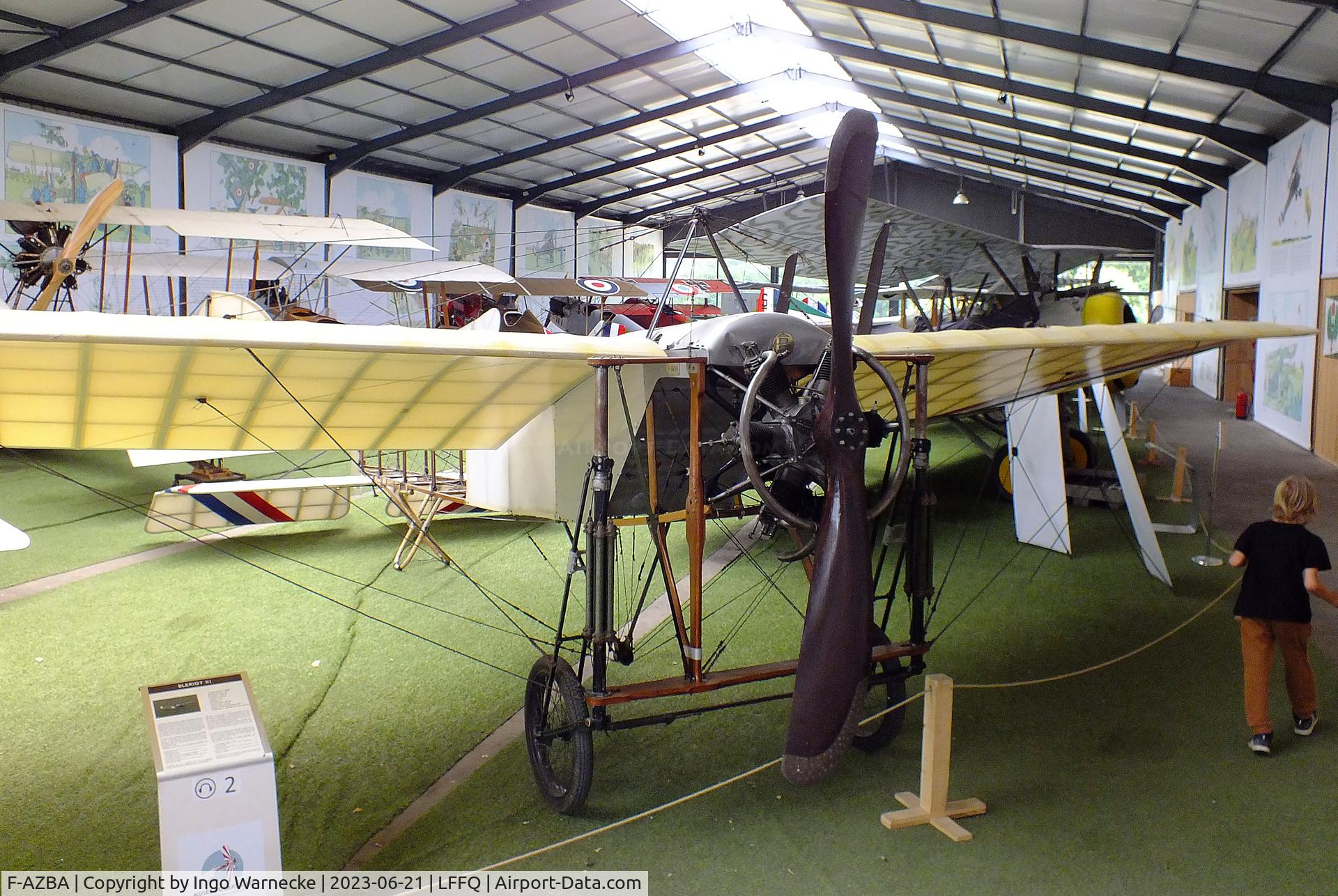 F-AZBA, Bleriot XI Replica C/N 1, Bleriot XI replica at the Musee Volant Salis/Aero Vintage Academy, Cerny