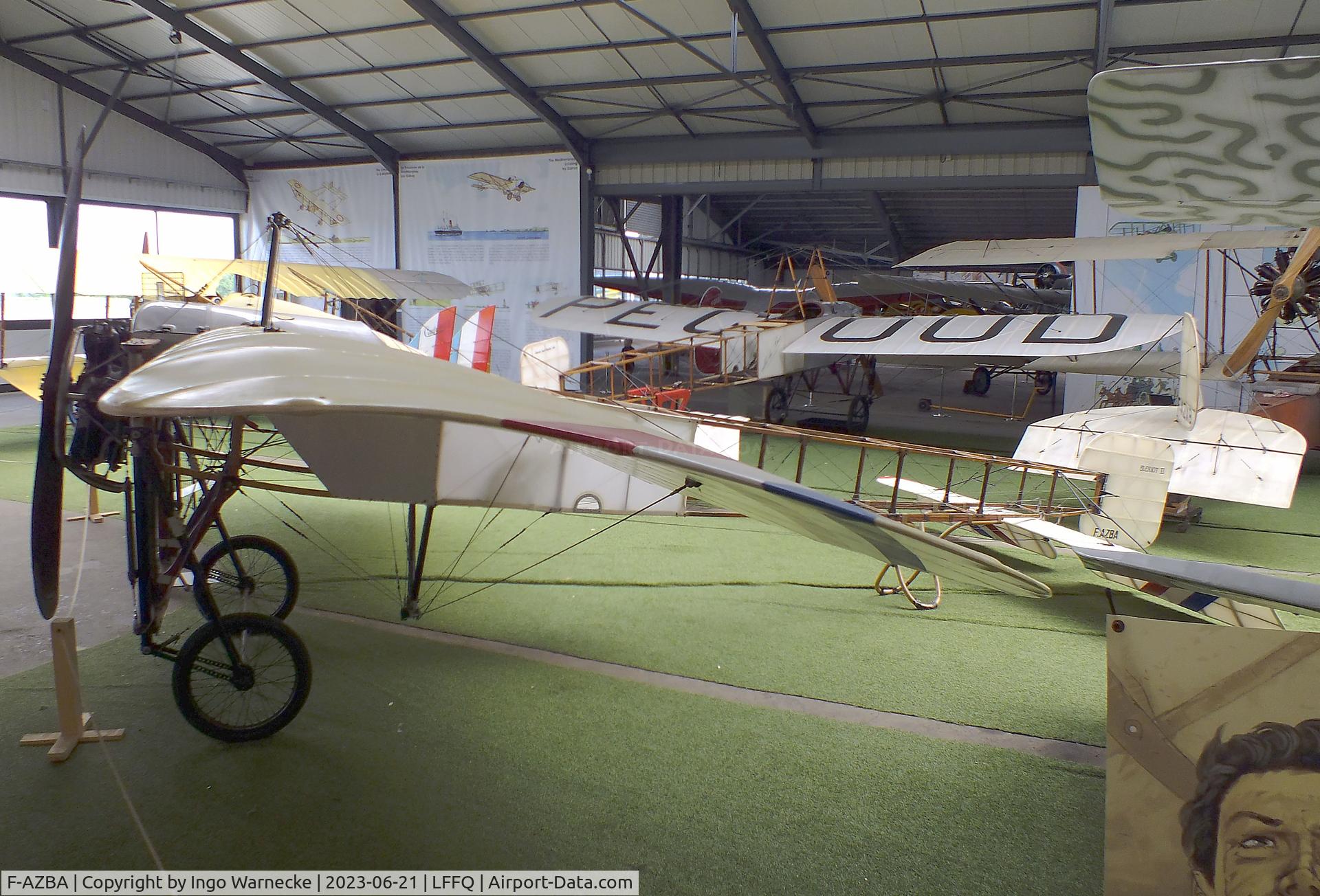 F-AZBA, Bleriot XI Replica C/N 1, Bleriot XI replica at the Musee Volant Salis/Aero Vintage Academy, Cerny
