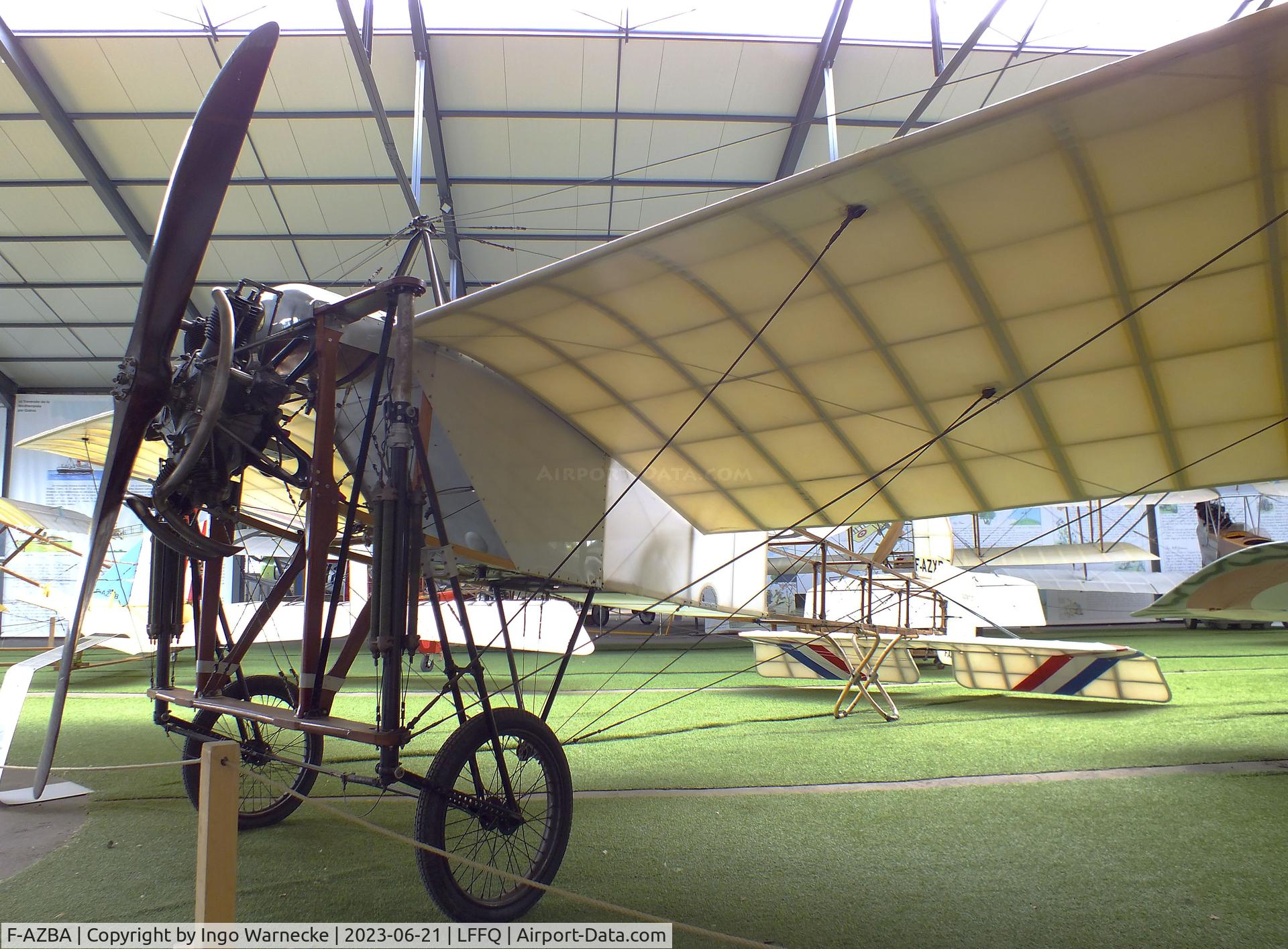 F-AZBA, Bleriot XI Replica C/N 1, Bleriot XI replica at the Musee Volant Salis/Aero Vintage Academy, Cerny