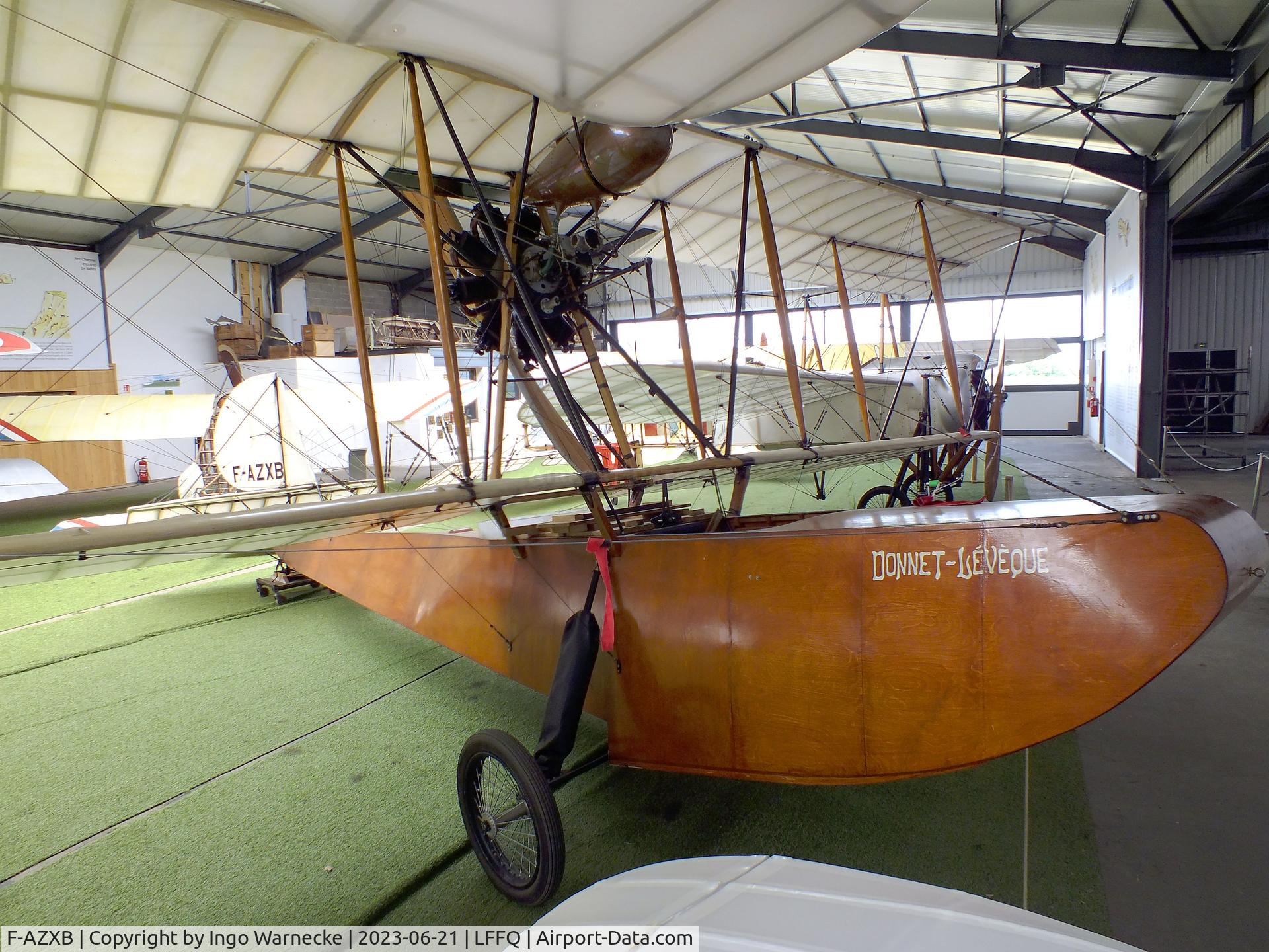 F-AZXB, Donnet-Leveque Type C C/N réplique, Donnet-Leveque Type C replica at the Musee Volant Salis/Aero Vintage Academy, Cerny