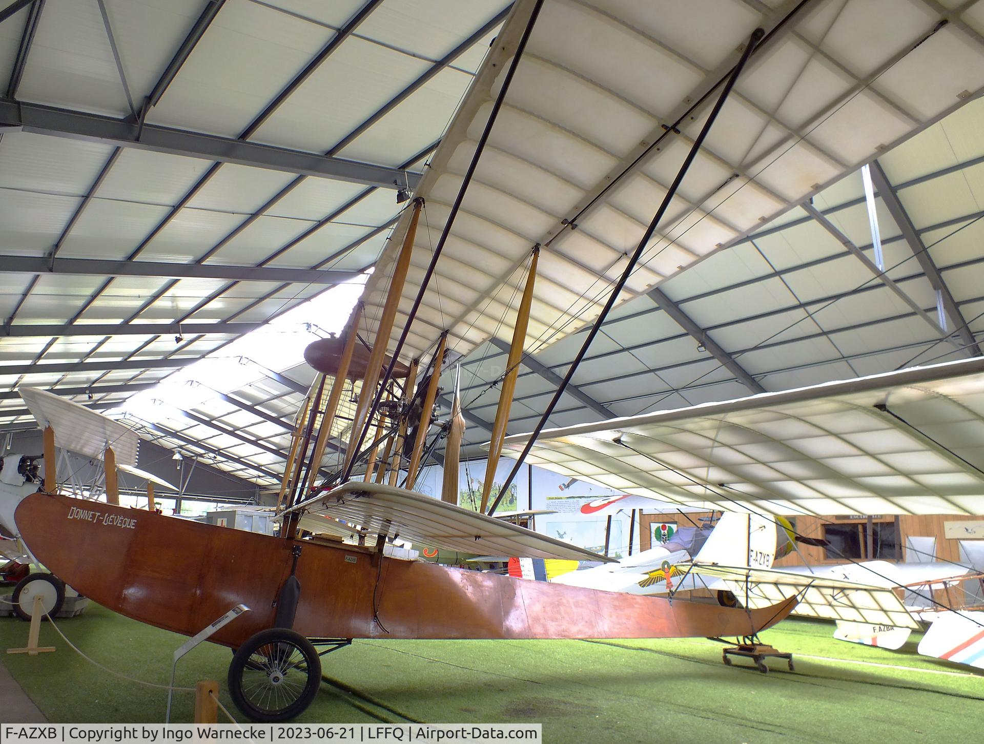 F-AZXB, Donnet-Leveque Type C C/N réplique, Donnet-Leveque Type C replica at the Musee Volant Salis/Aero Vintage Academy, Cerny