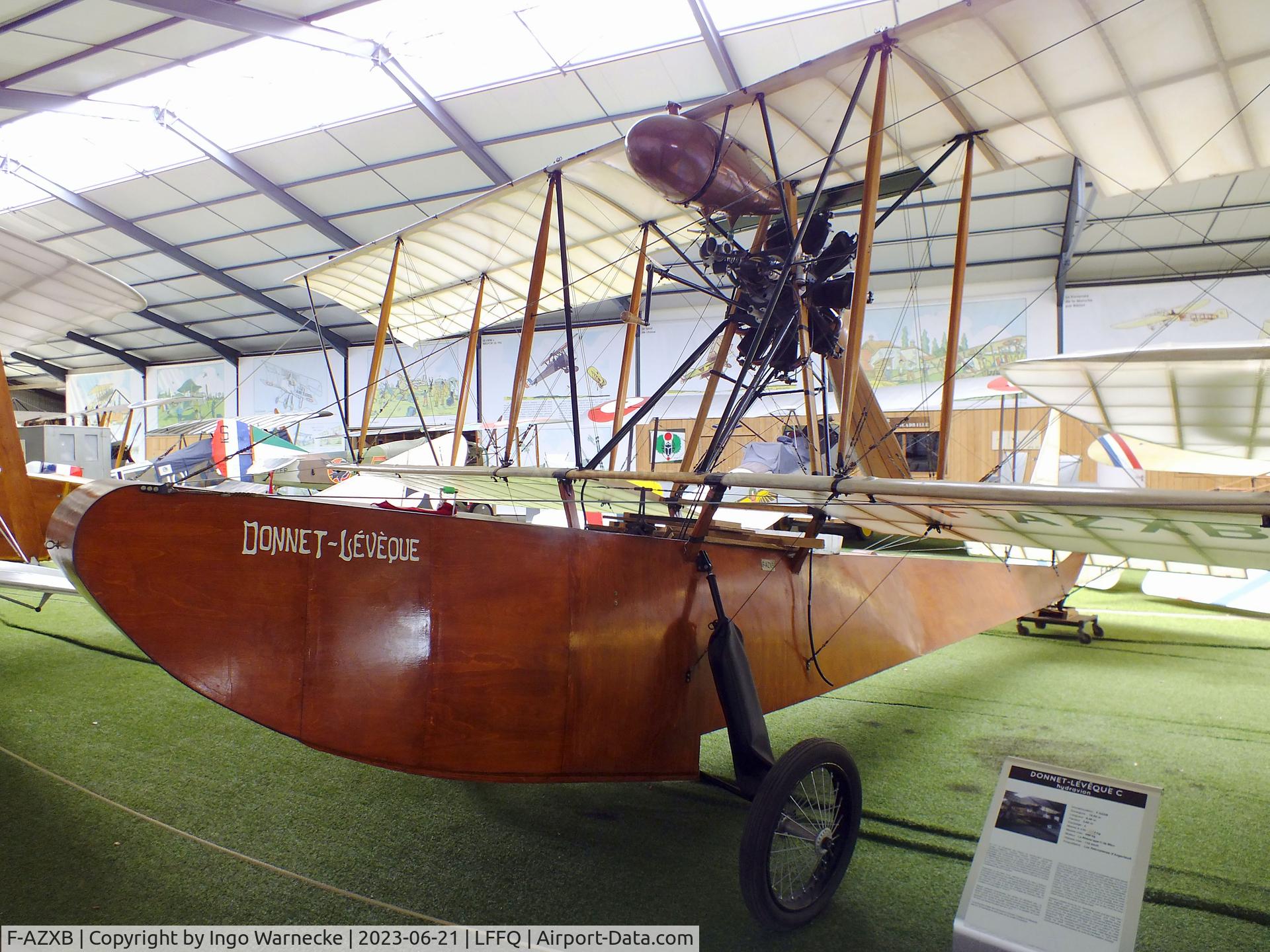 F-AZXB, Donnet-Leveque Type C C/N réplique, Donnet-Leveque Type C replica at the Musee Volant Salis/Aero Vintage Academy, Cerny