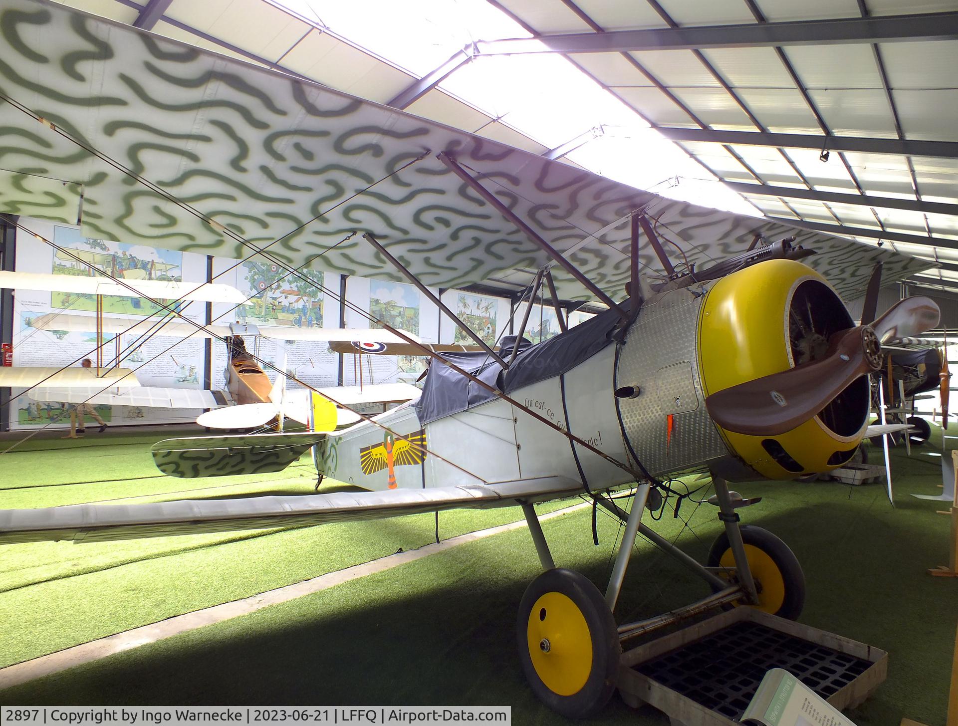 2897, 1917 Sopwith 1½ Strutter 1B2 C/N 2897, Sopwith 1 1/2 Strutter 1B2 at the Musee Volant Salis/Aero Vintage Academy, Cerny