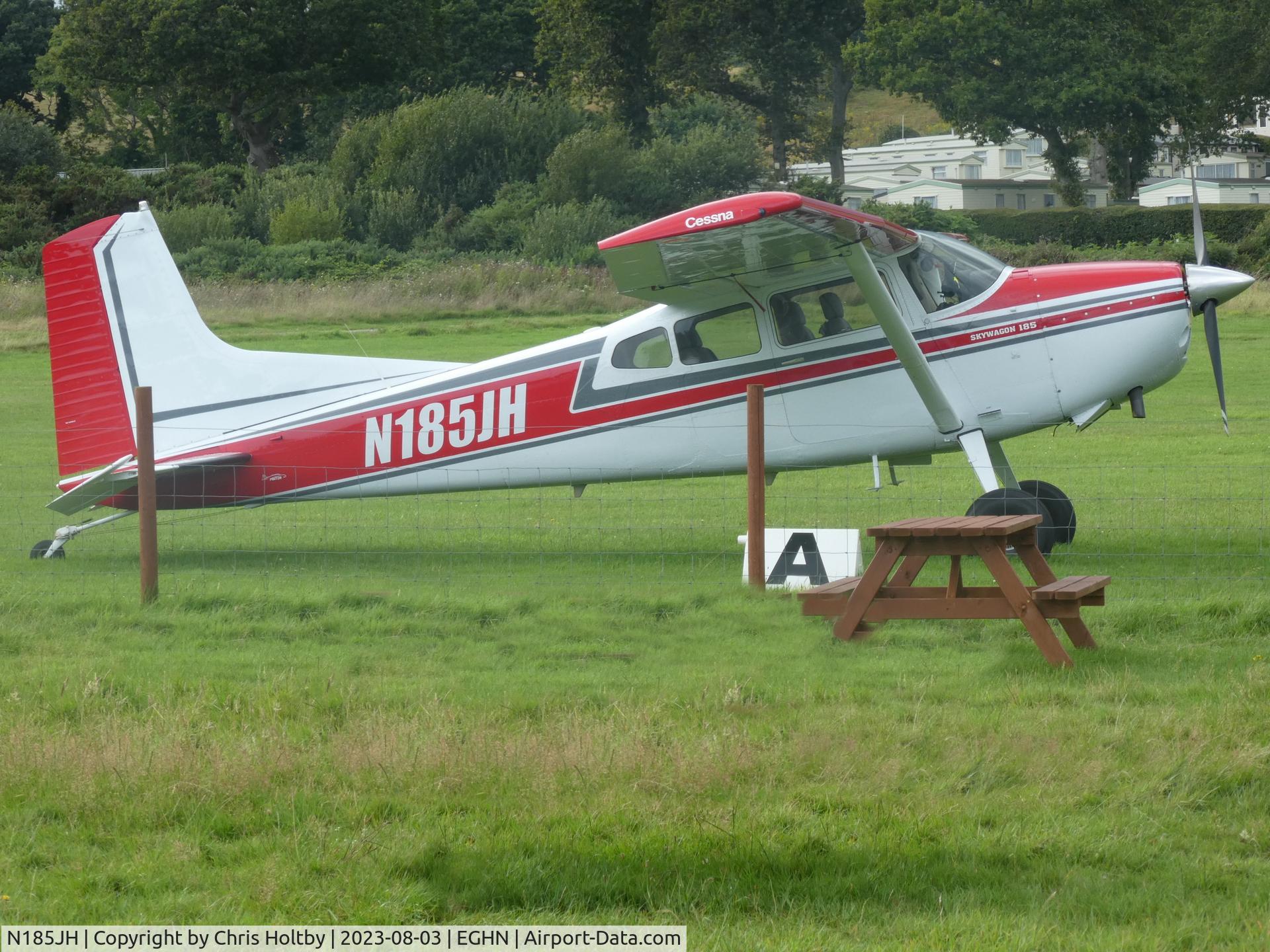 N185JH, 1986 Cessna A185F Skywagon 185 C/N 185-02131, Parked at Sandown Airport (EGHN) Isle of Wight