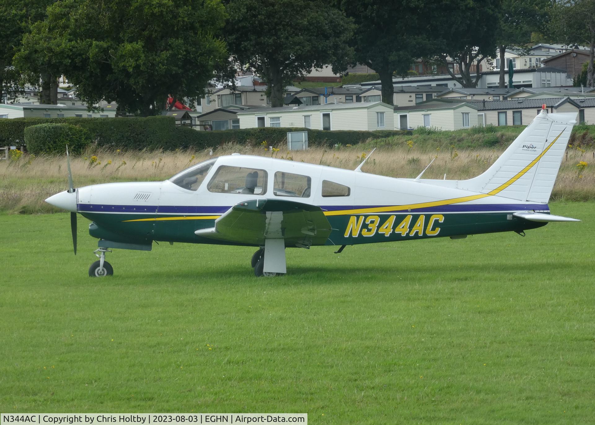 N344AC, 1978 Piper PA-28R-201T Cherokee Arrow III C/N 28R-7803350, Cherokee Arrow III at Sandown Airport (EGHN), Isle of Wight