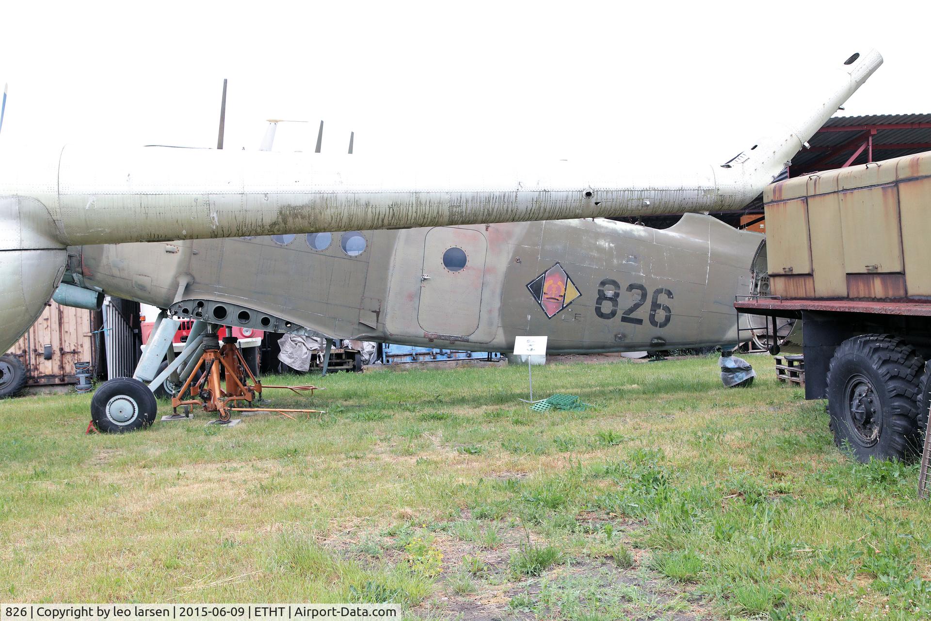 826, 1957 Antonov An-2T C/N 1 079 473 06, Cottbus Air Museum 9.6.2015