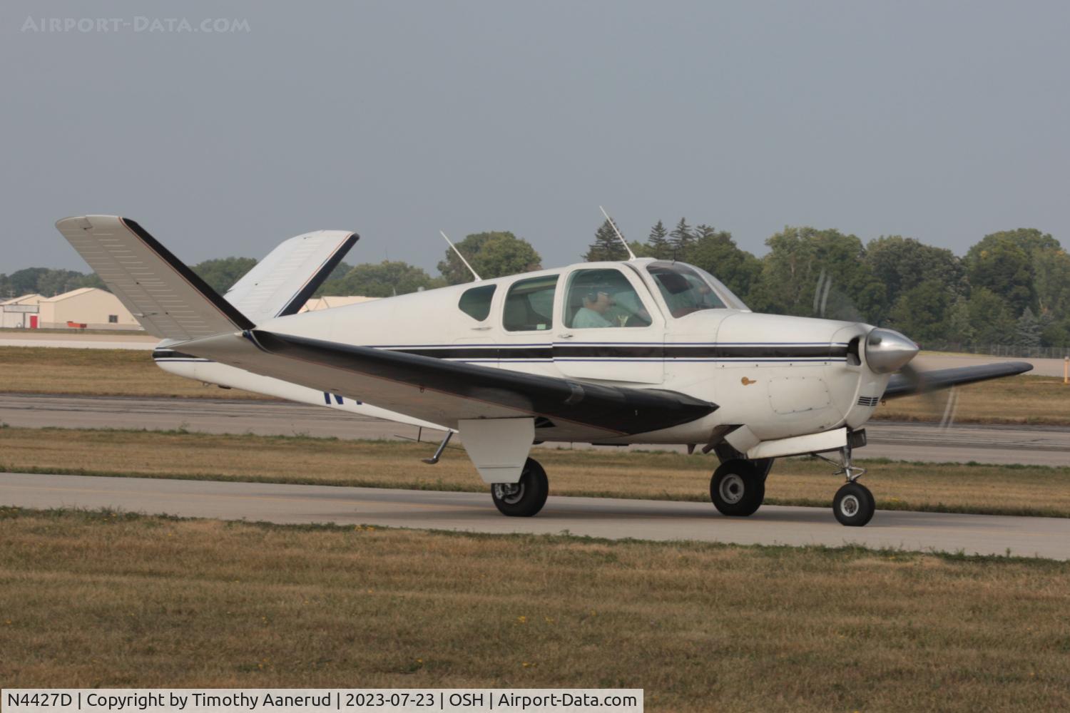 N4427D, 1956 Beech G35 Bonanza C/N D-4568, 1956 Beech G35, c/n: D-4568, AirVenture 2023