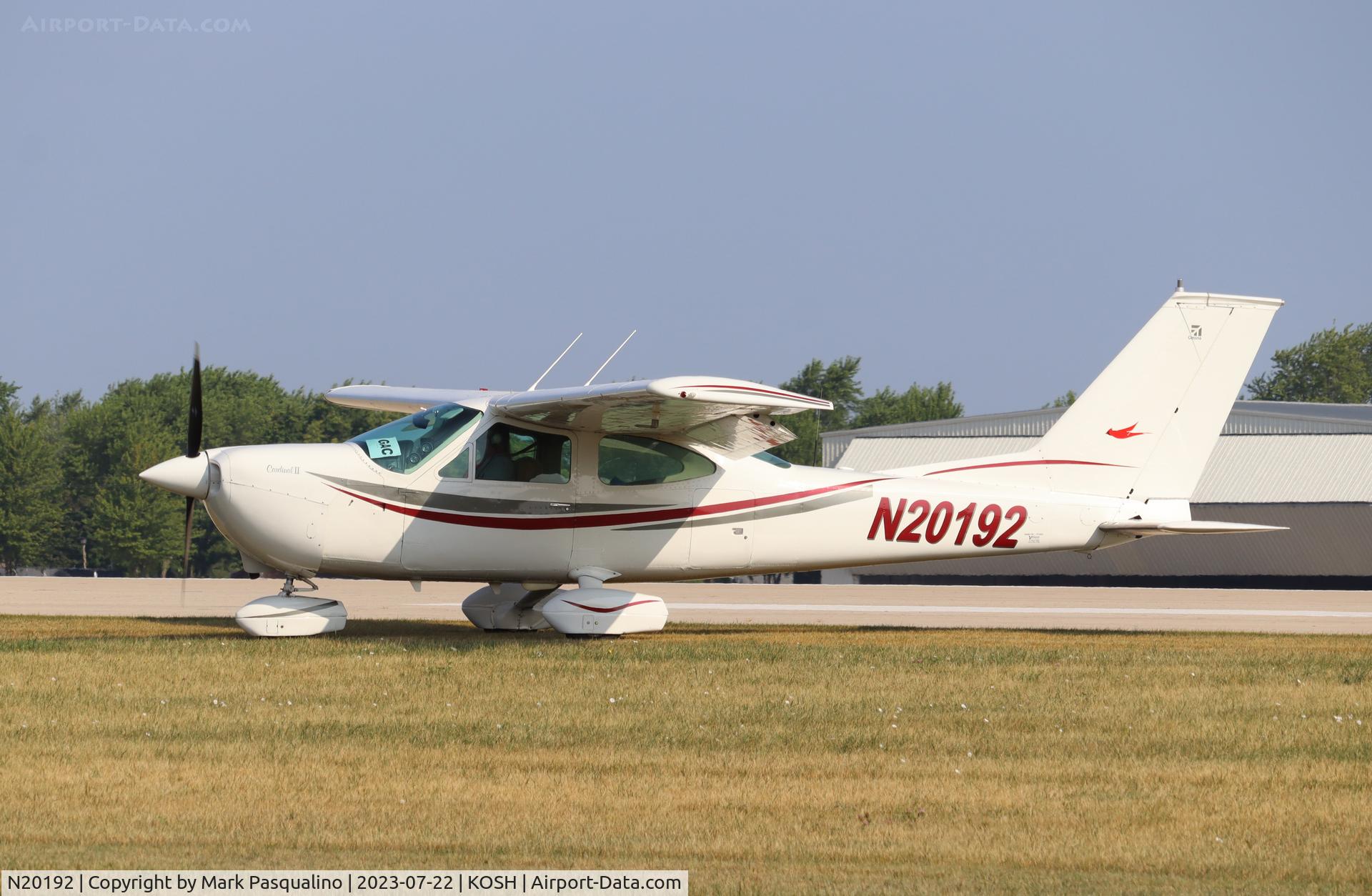 N20192, 1977 Cessna 177B Cardinal C/N 17702643, Cessna 177B
