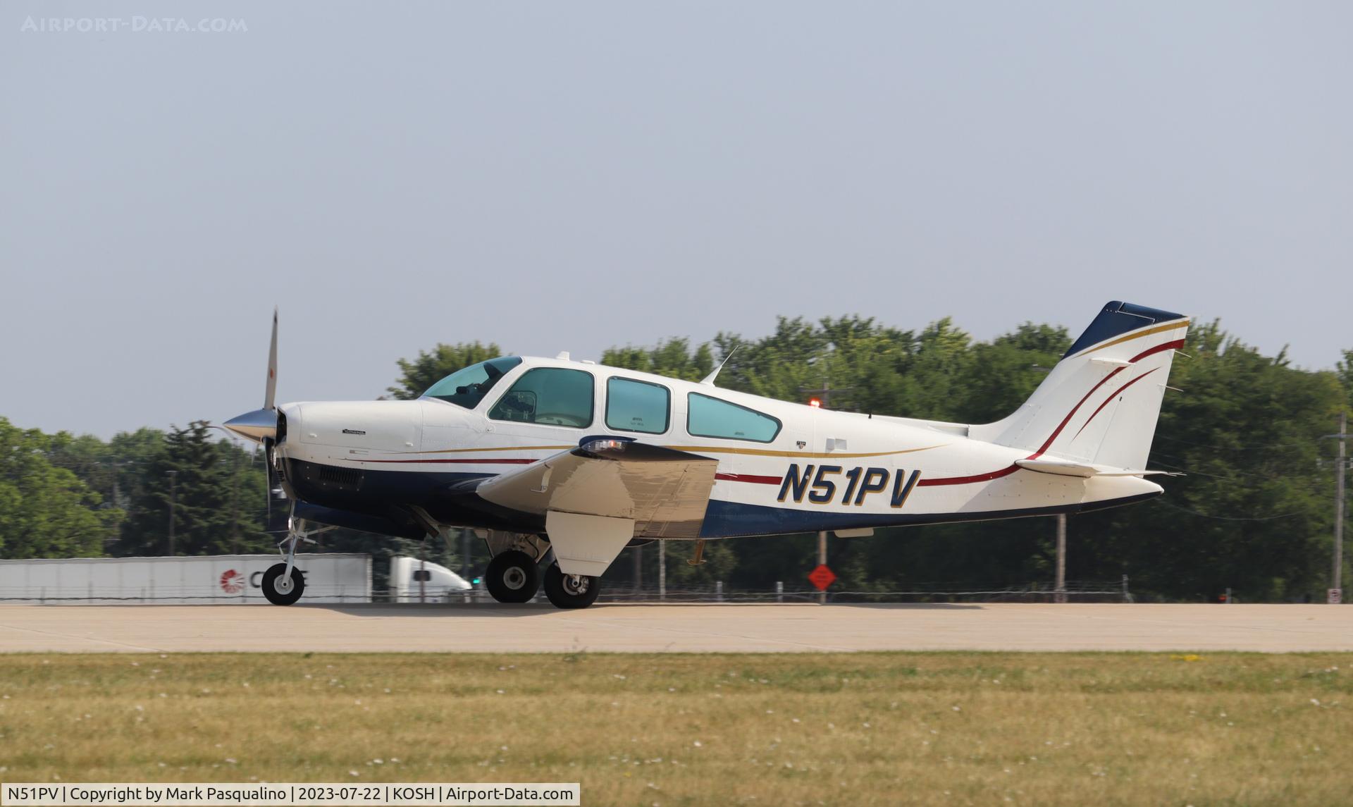 N51PV, 1987 Beech F33A Bonanza C/N CE-1174, Beech F33A