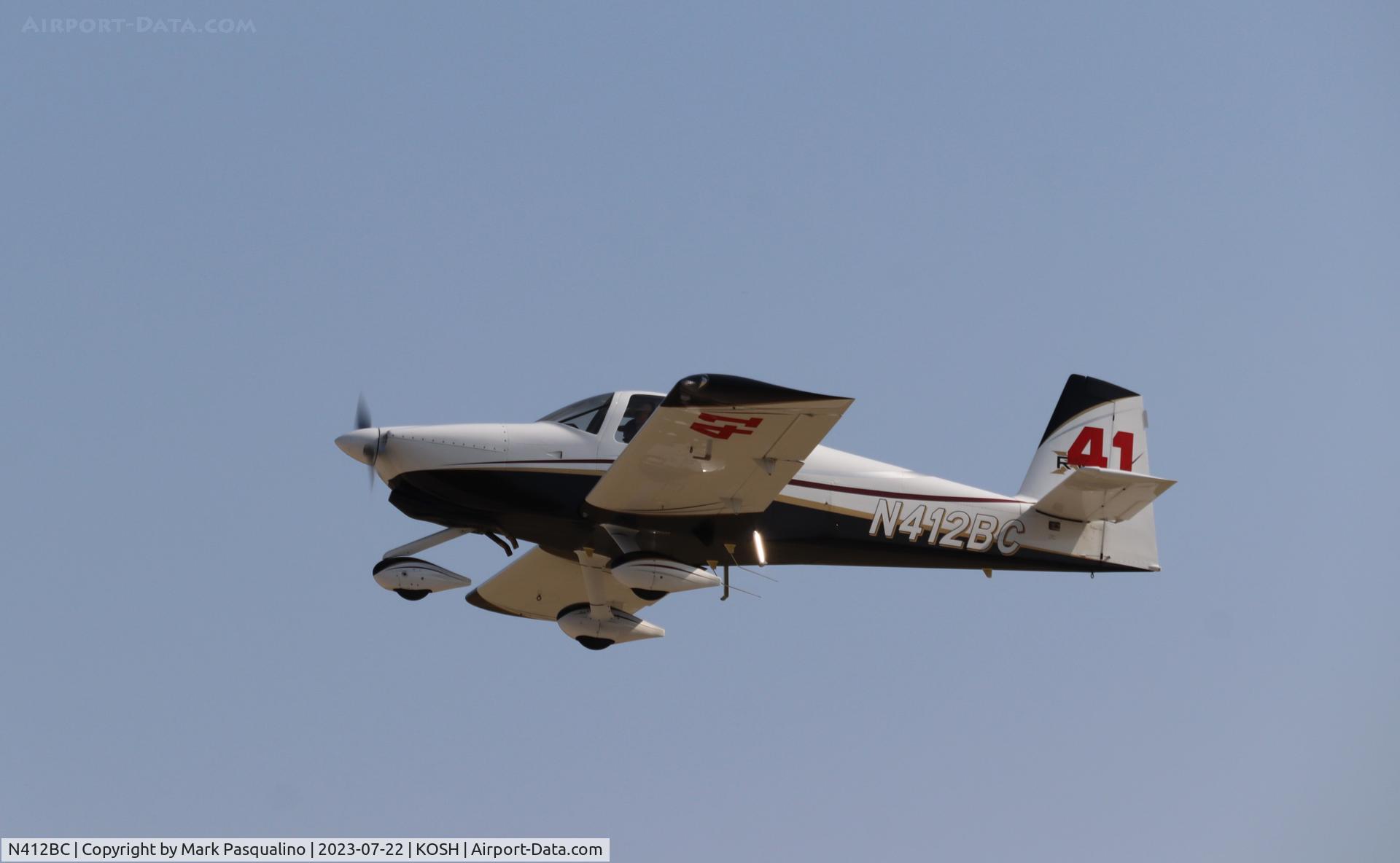 N412BC, 2017 Vans RV-10 C/N 41412, Vans RV-10