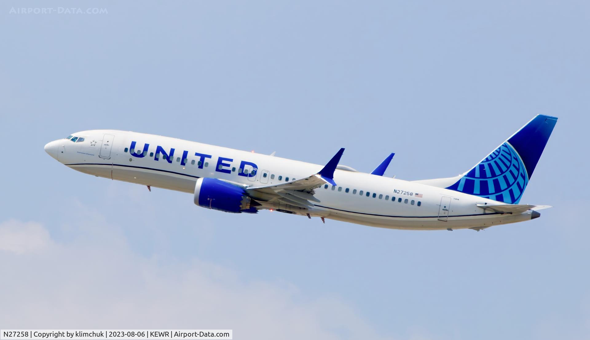 N27258, 2021 Boeing 737-8 MAX C/N 66593, Departed to Tampa
