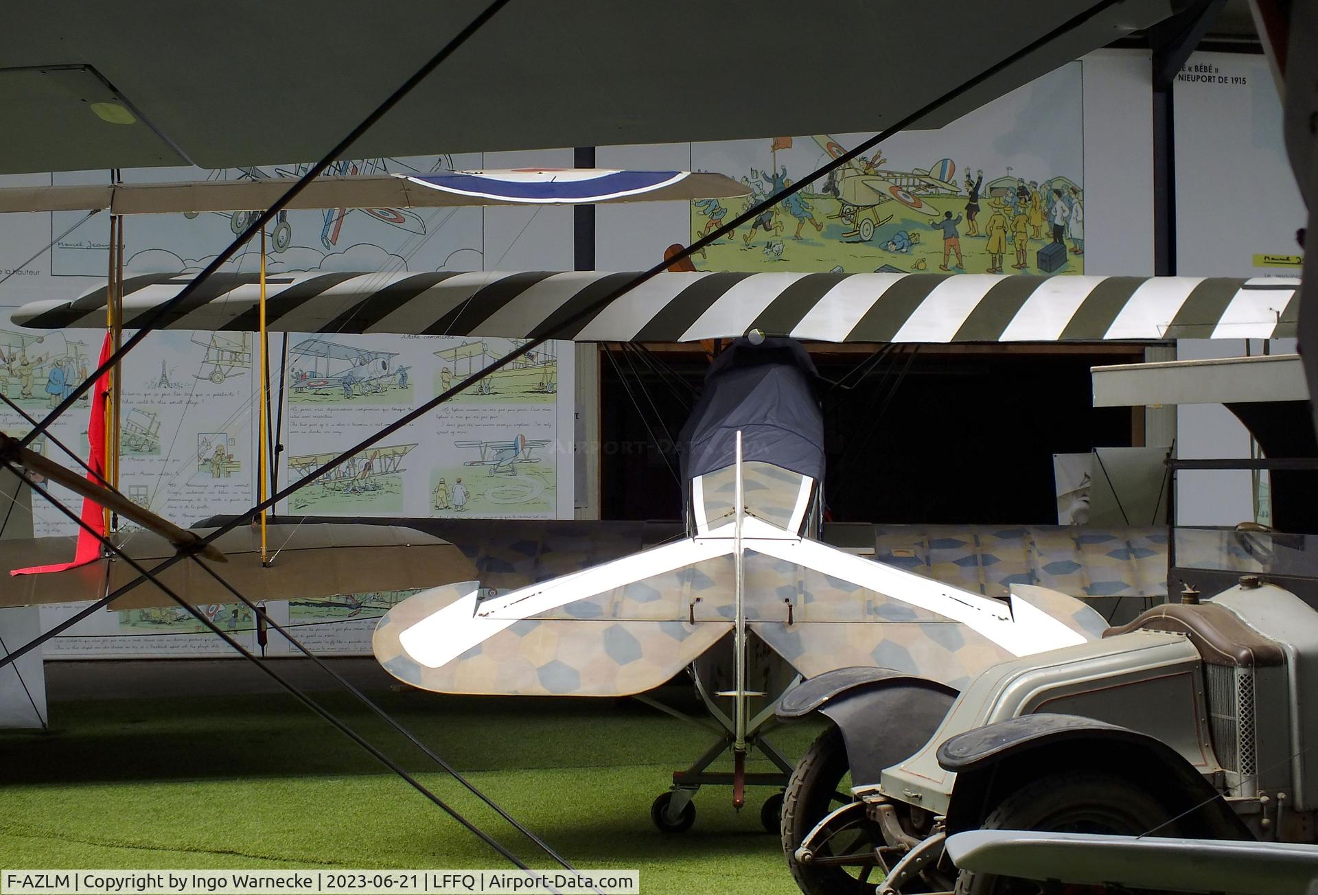F-AZLM, 2007 Fokker D-VIIF Replica C/N 01MF, Fokker D VII replica at the Musee Volant Salis/Aero Vintage Academy, Cerny