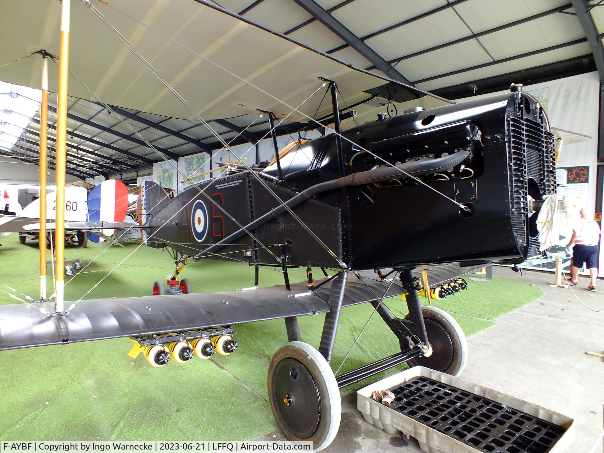 F-AYBF, Bristol F.2B Fighter C/N C794, Bristol F.2B Fighter (minus prop) at the Musee Volant Salis/Aero Vintage Academy, Cerny