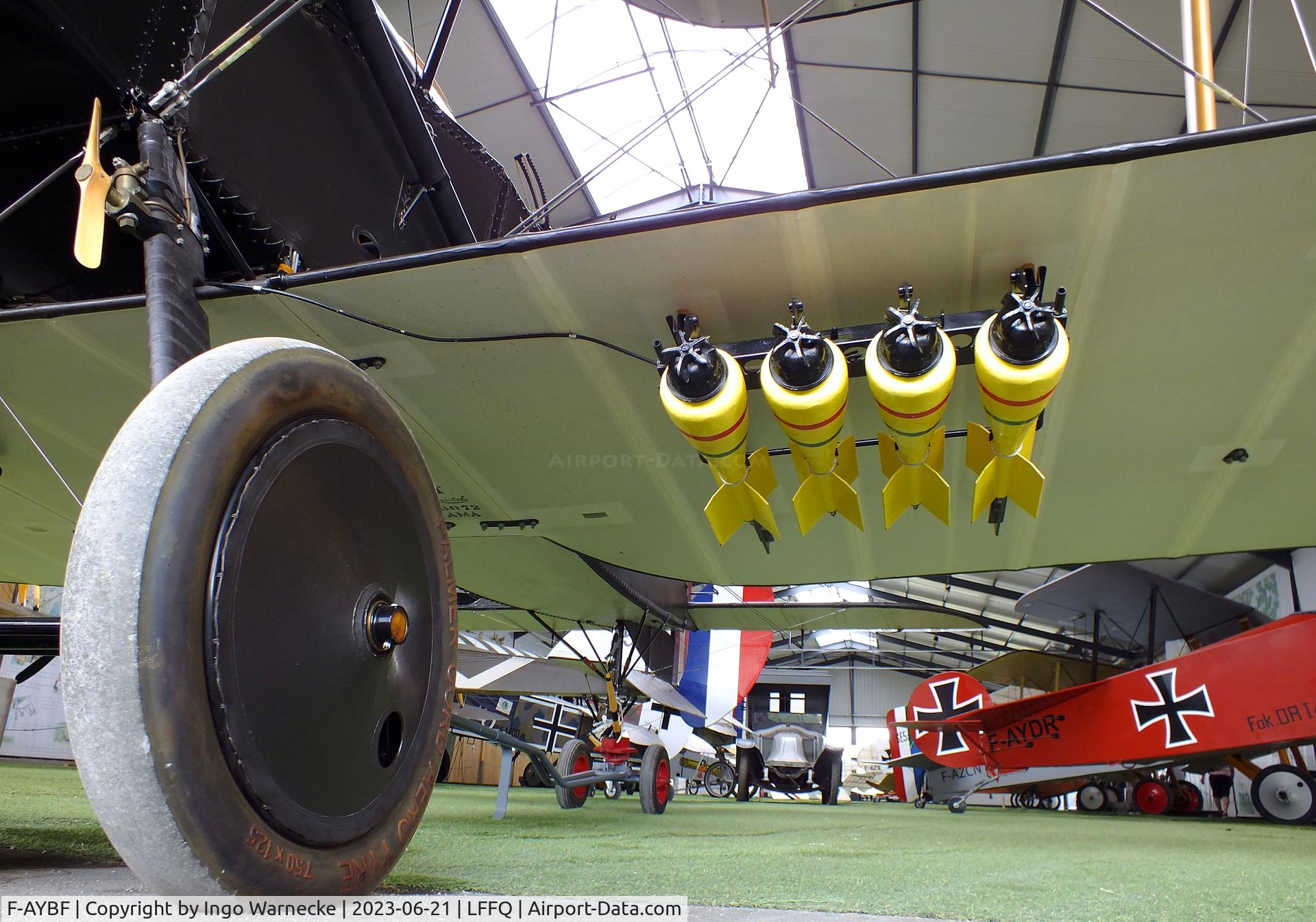 F-AYBF, Bristol F.2B Fighter C/N C794, Bristol F.2B Fighter (minus prop) at the Musee Volant Salis/Aero Vintage Academy, Cerny