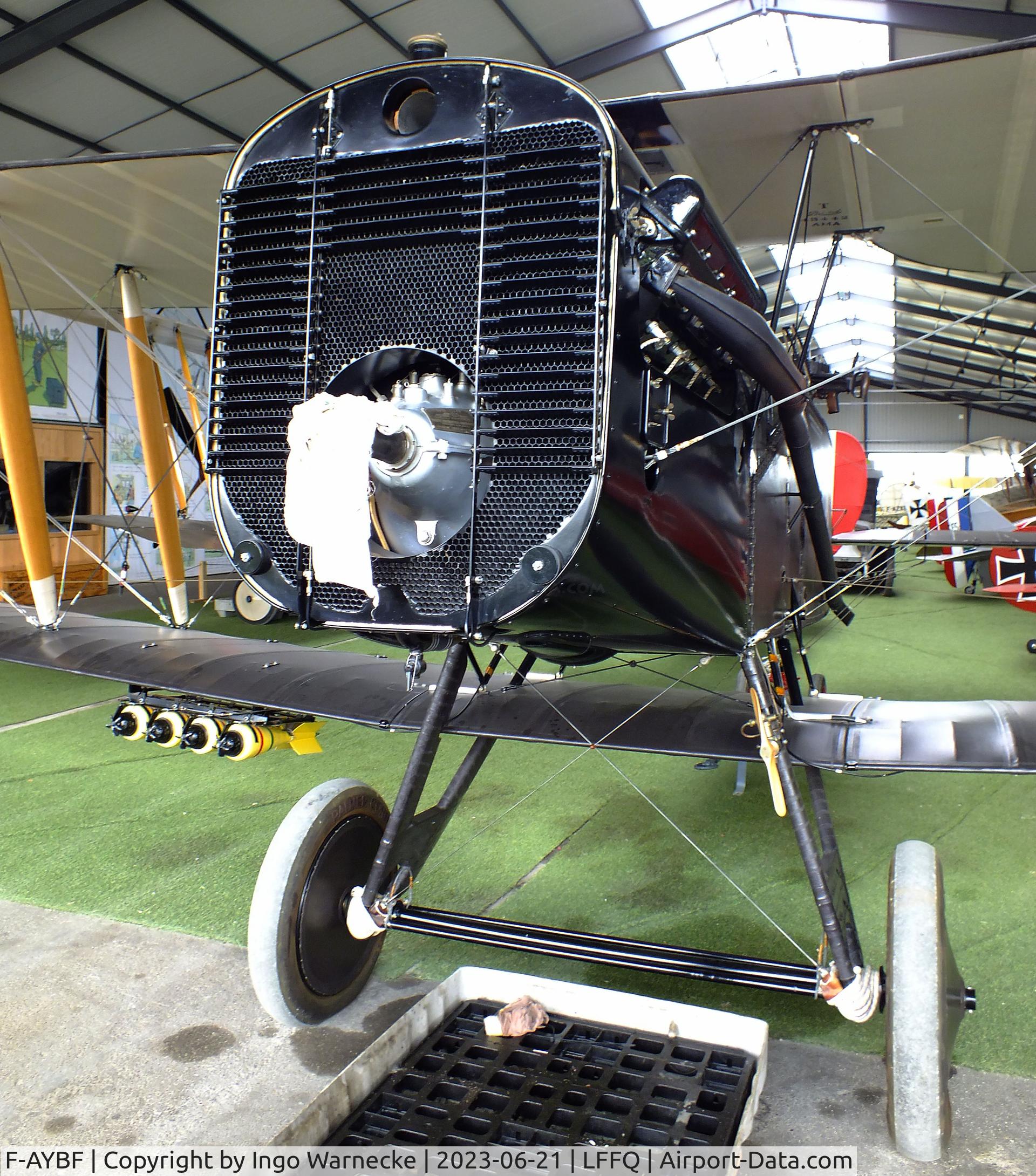 F-AYBF, Bristol F.2B Fighter C/N C794, Bristol F.2B Fighter (minus prop) at the Musee Volant Salis/Aero Vintage Academy, Cerny