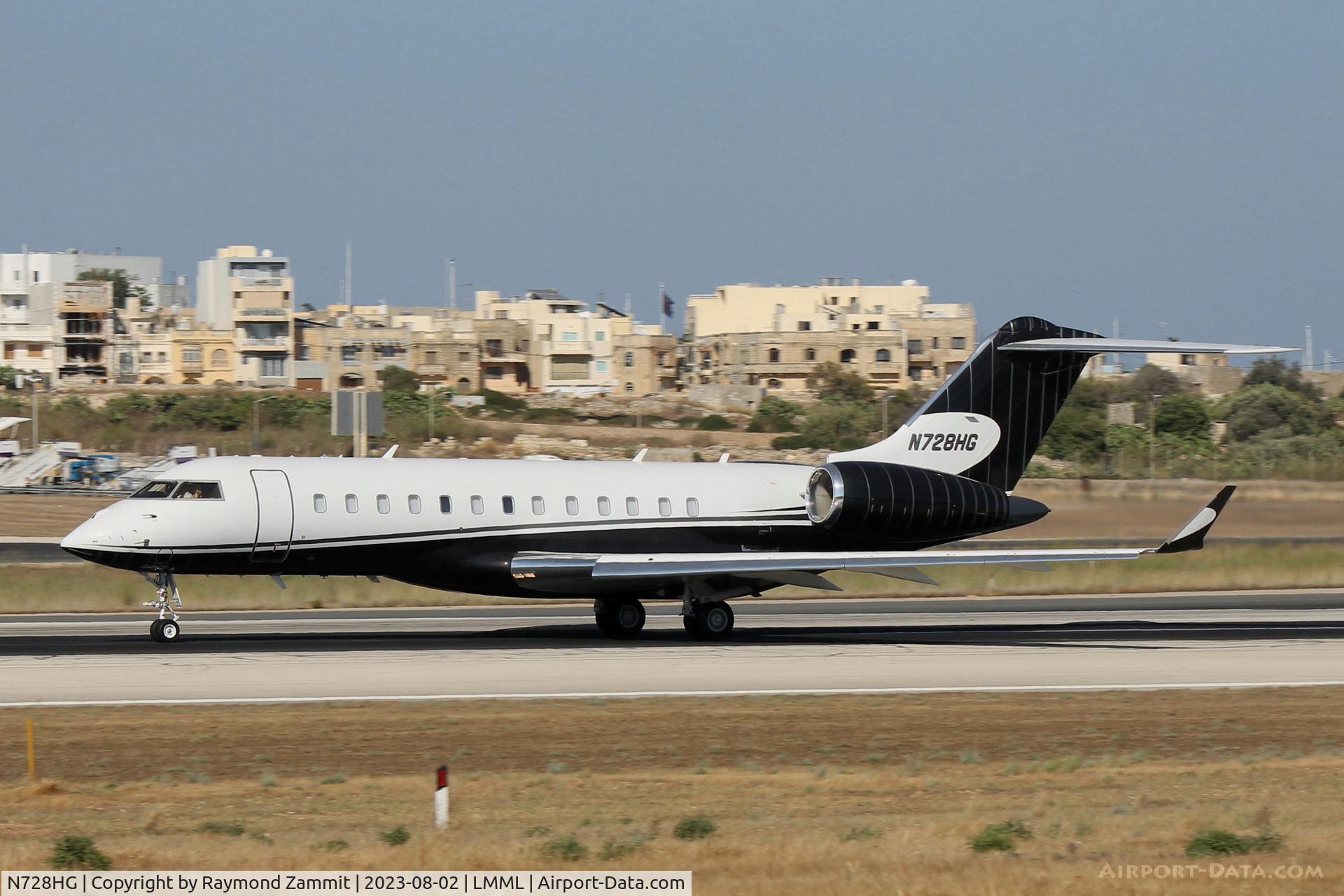 N728HG, 2012 Bombardier BD-700-1A10 Global 6000 C/N 9488, Bombardier BD-700 Global 6000 N728HG