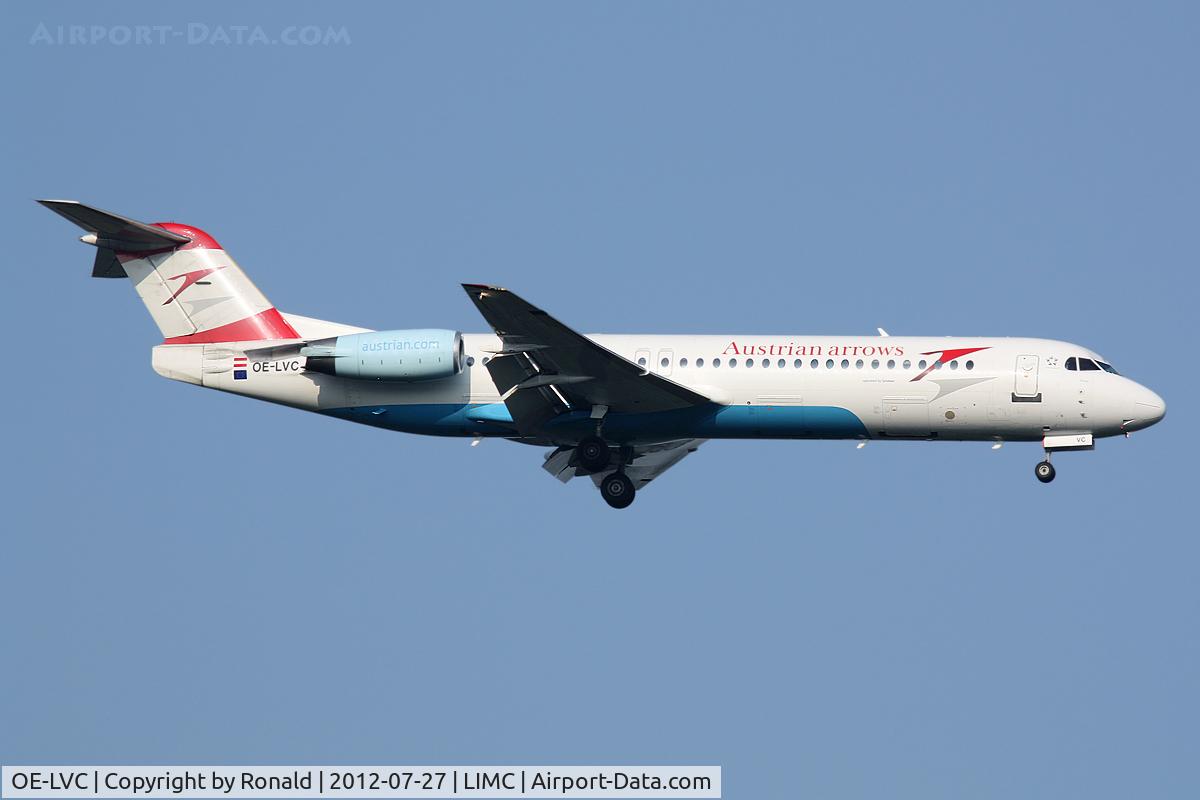 OE-LVC, 1993 Fokker 100 (F-28-0100) C/N 11446, at mxp