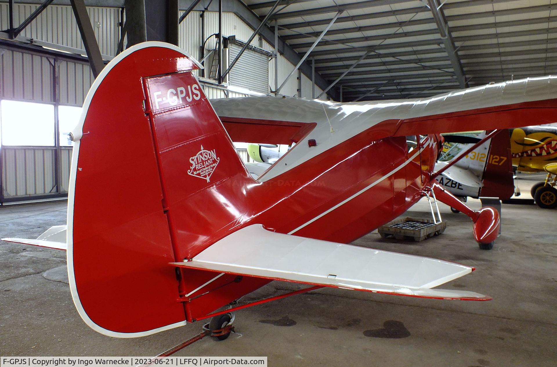 F-GPJS, 1937 Stinson SR-10C Reliant C/N 3-5846, Stinson SR-10C Reliant at the Musee Volant Salis/Aero Vintage Academy, Cerny