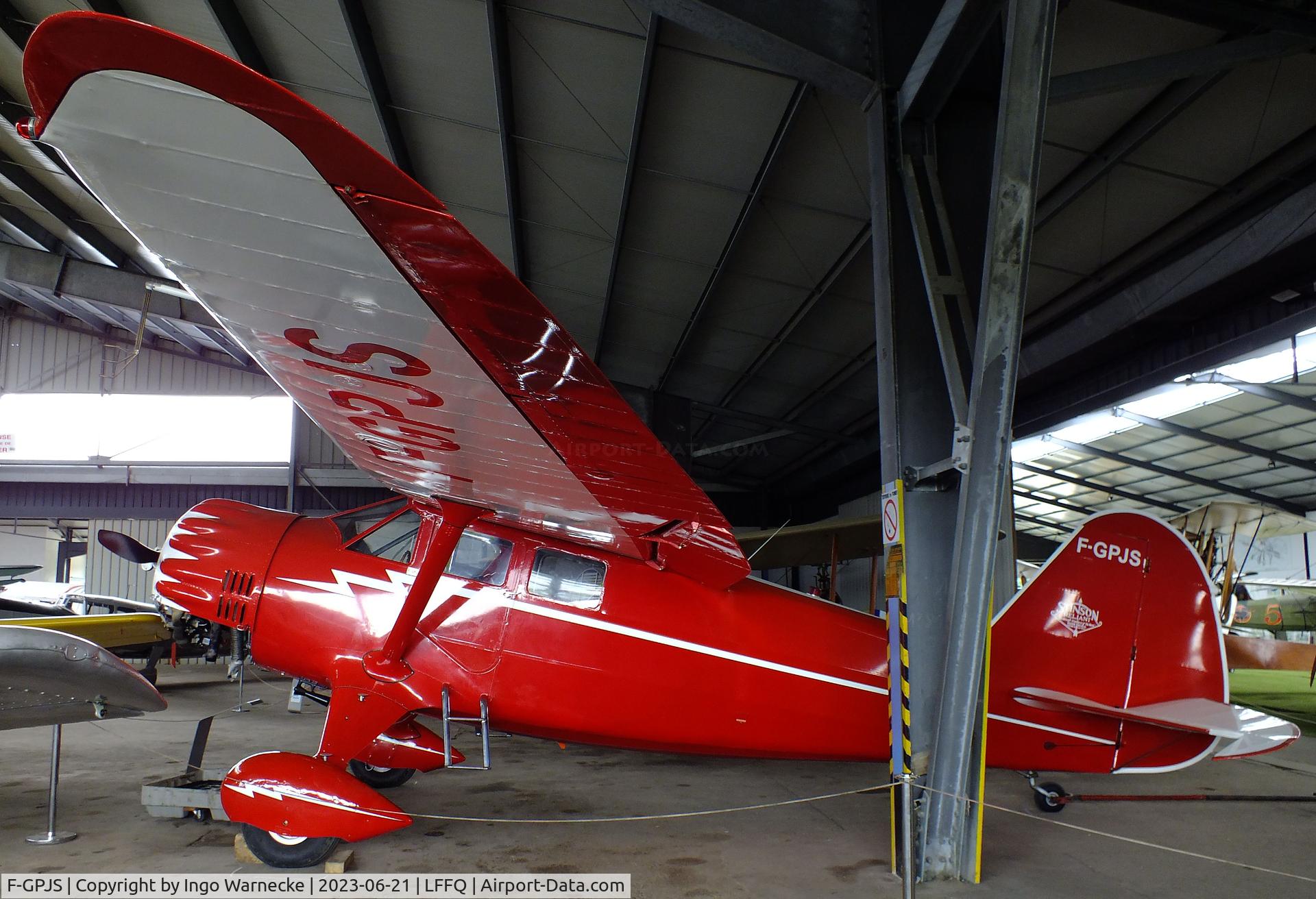 F-GPJS, 1937 Stinson SR-10C Reliant C/N 3-5846, Stinson SR-10C Reliant at the Musee Volant Salis/Aero Vintage Academy, Cerny
