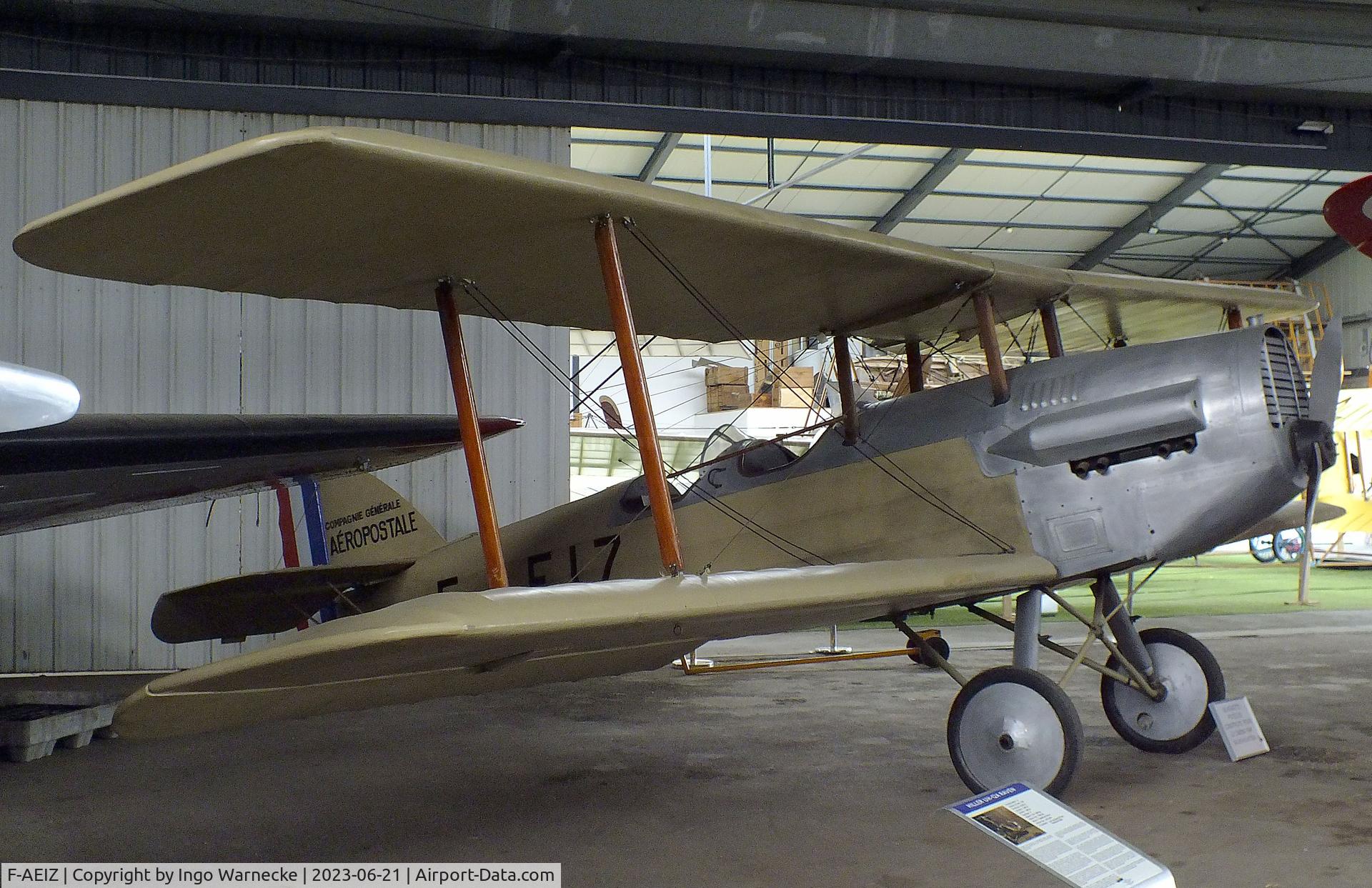 F-AEIZ, Potez 25 Replica C/N Not found F-AEIZ, Potez 25 static look-alike (converted from Caudron C.275 Luciole) at the Musee Volant Salis/Aero Vintage Academy, Cerny