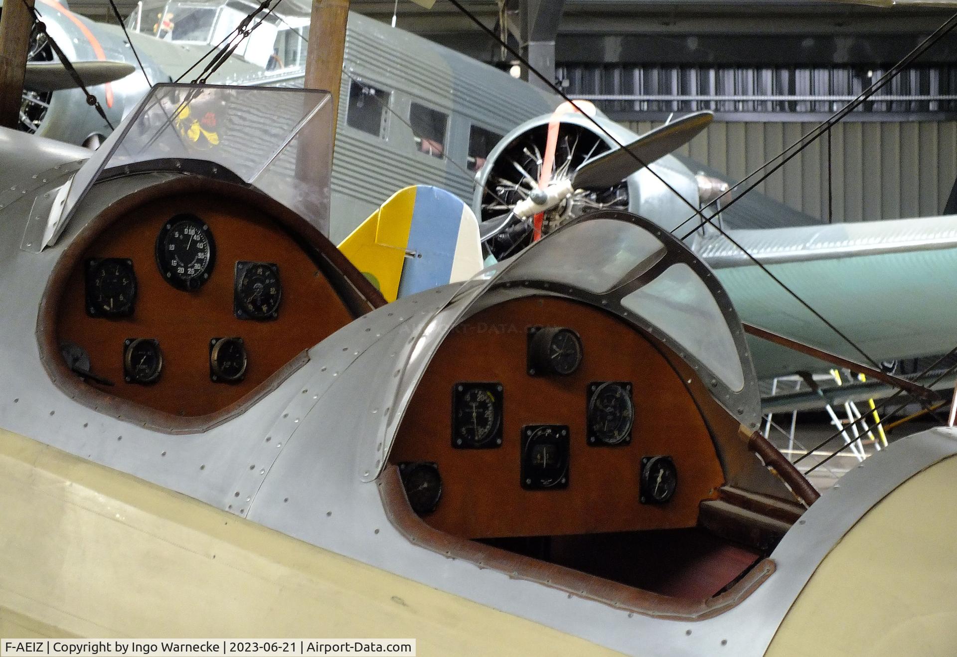 F-AEIZ, Potez 25 Replica C/N Not found F-AEIZ, Potez 25 static look-alike (converted from Caudron C.275 Luciole) at the Musee Volant Salis/Aero Vintage Academy, Cerny #c