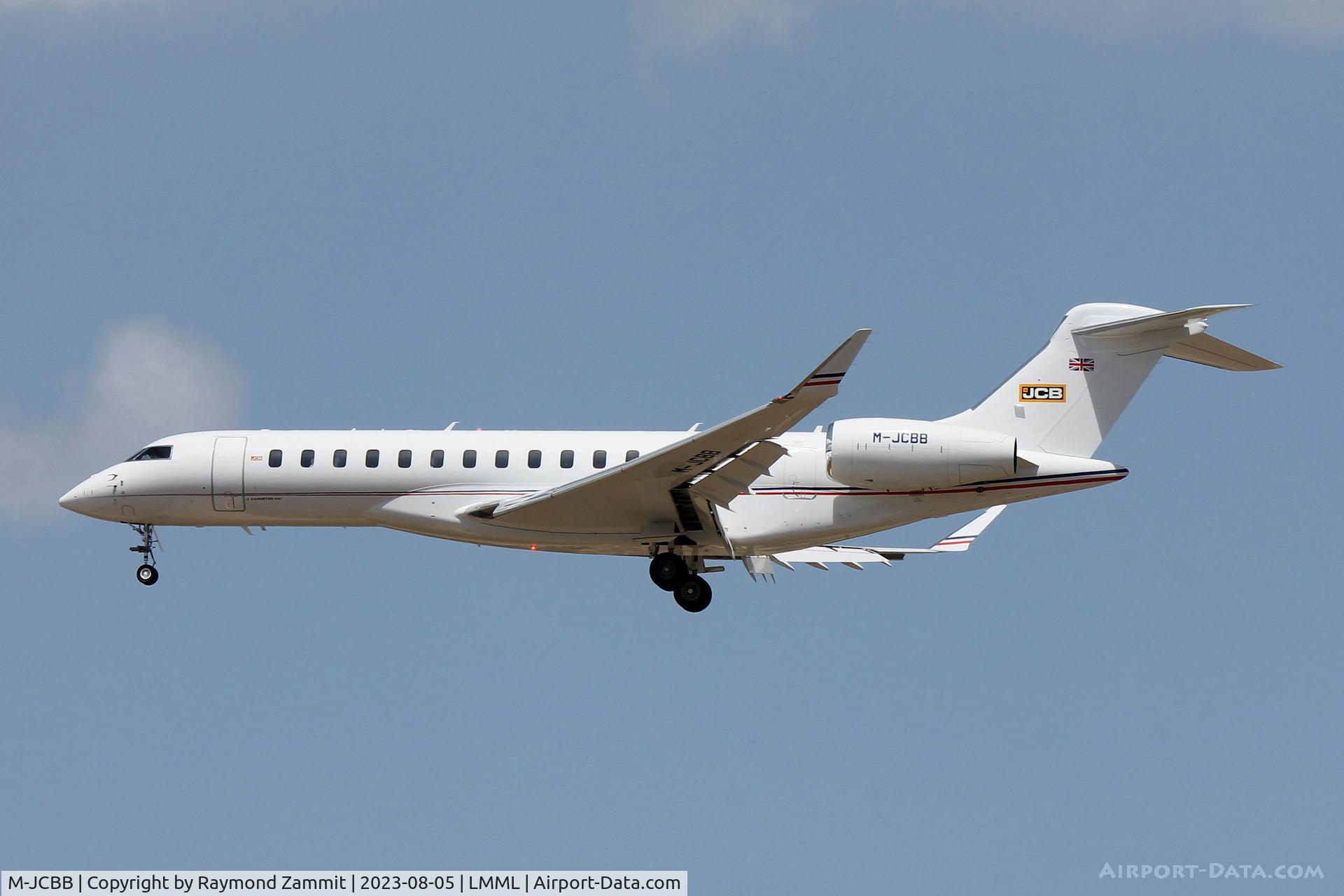 M-JCBB, 2022 Bombardier Global Express 7500 C/N 6049, Bombardier Global Express 7500 M-JCBB JC Bamford Excavators
