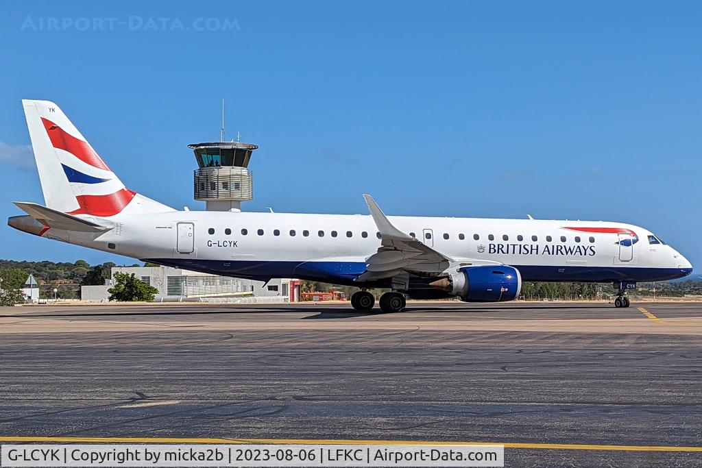 G-LCYK, 2010 Embraer 190SR (ERJ-190-100SR) C/N 19000343, Taxiing
