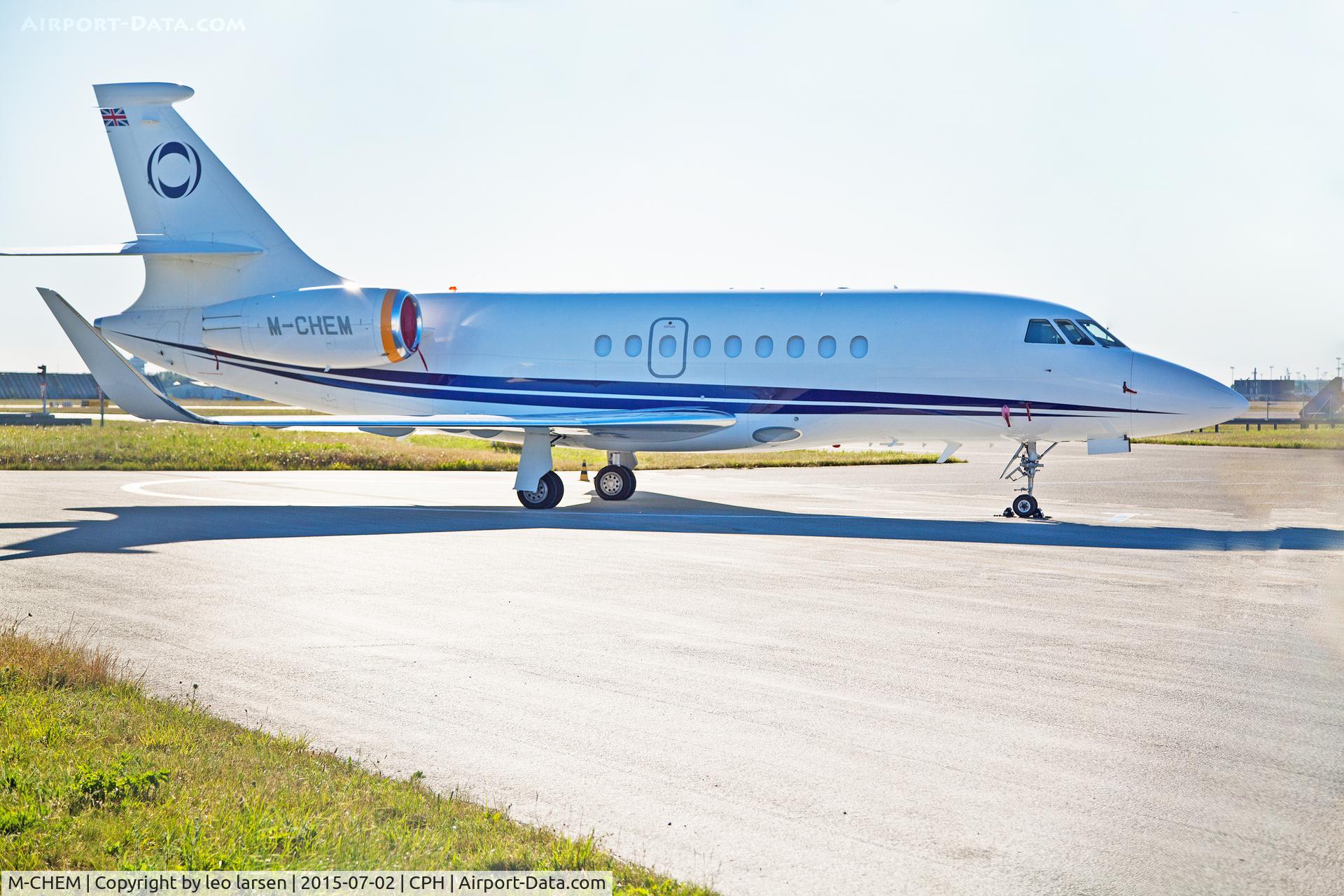 M-CHEM, 2007 Dassault Falcon 2000EX C/N 128, Copenhagen 2.7.2015