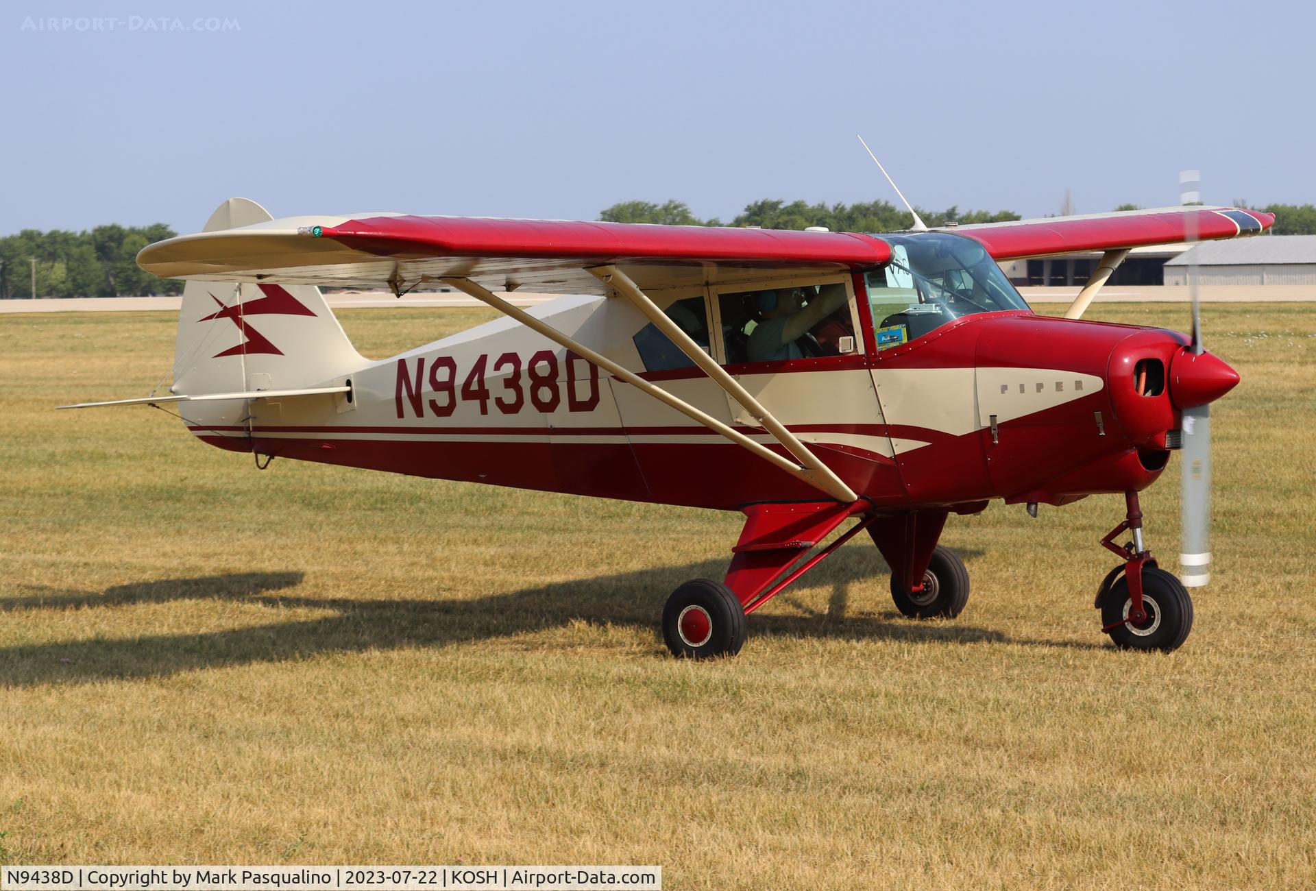 N9438D, 1958 Piper PA-22-160 Tri Pacer C/N 22-6412, Piper PA-22-160
