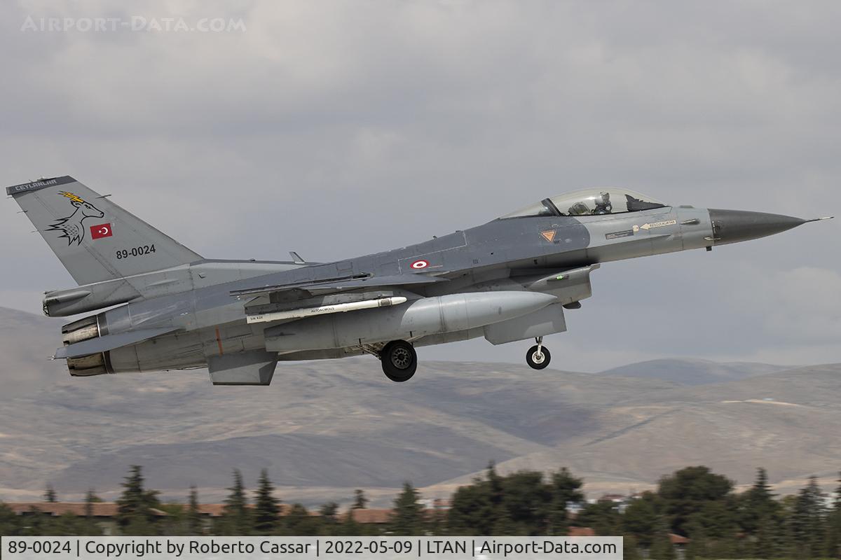 89-0024, Lockheed Martin F-16C C/N 4R-42, Anatolian Eagle 2023
