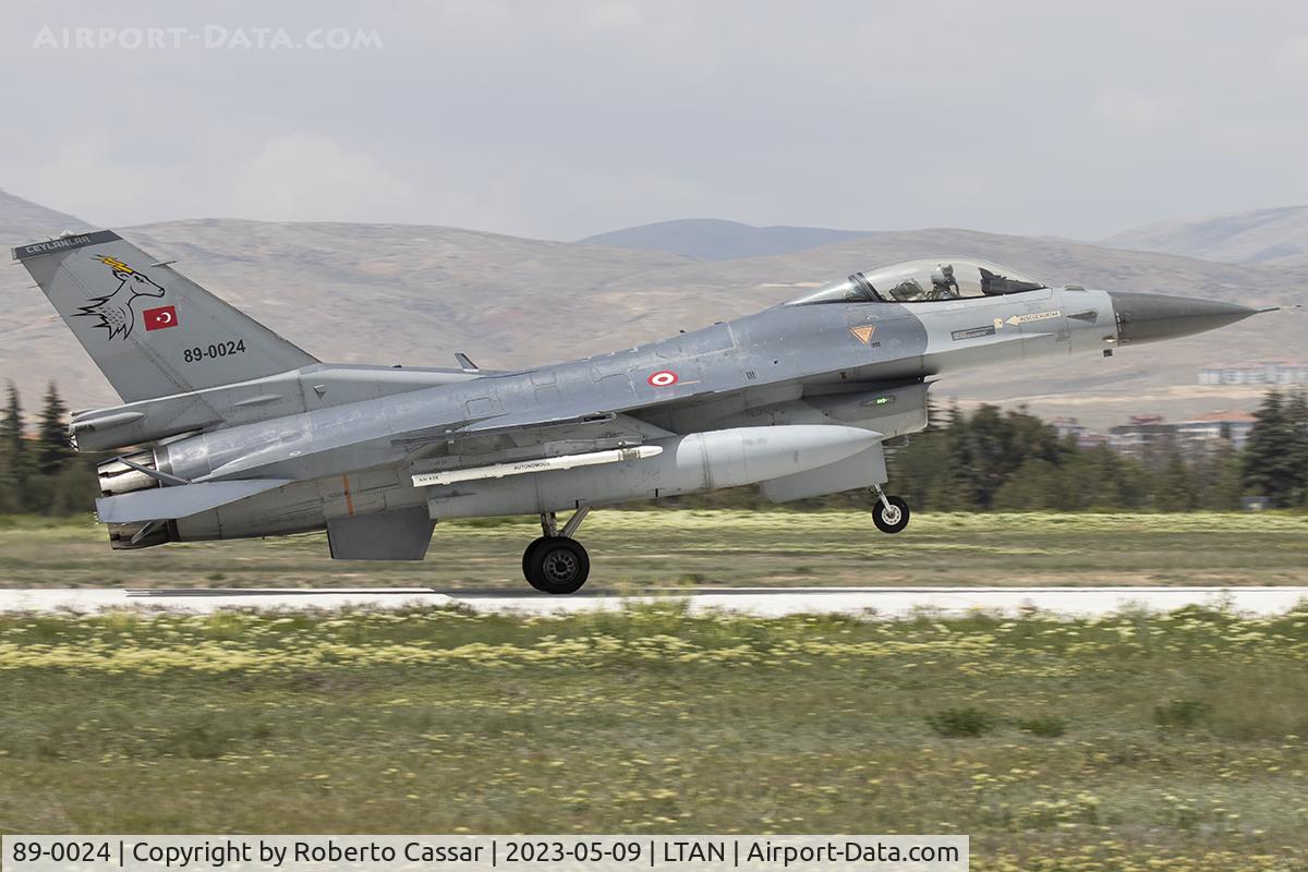 89-0024, Lockheed Martin F-16C C/N 4R-42, Anatolian Eagle 2023