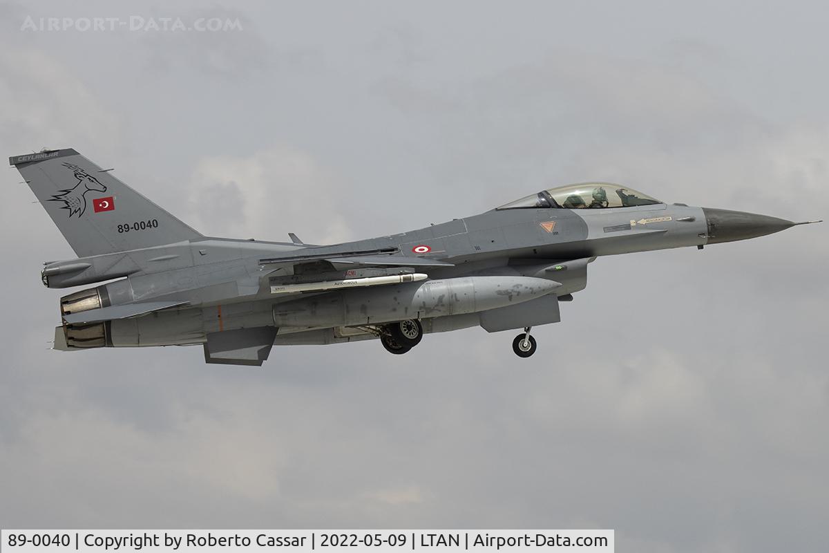 89-0040, Lockheed Martin F-16C C/N 4R-58, Anatolian Eagle 2023