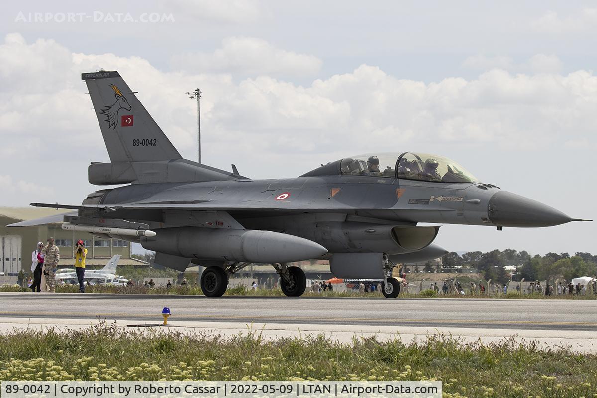 89-0042, Lockheed Martin F-16D C/N 4S-12, Anatolian Eagle 2023