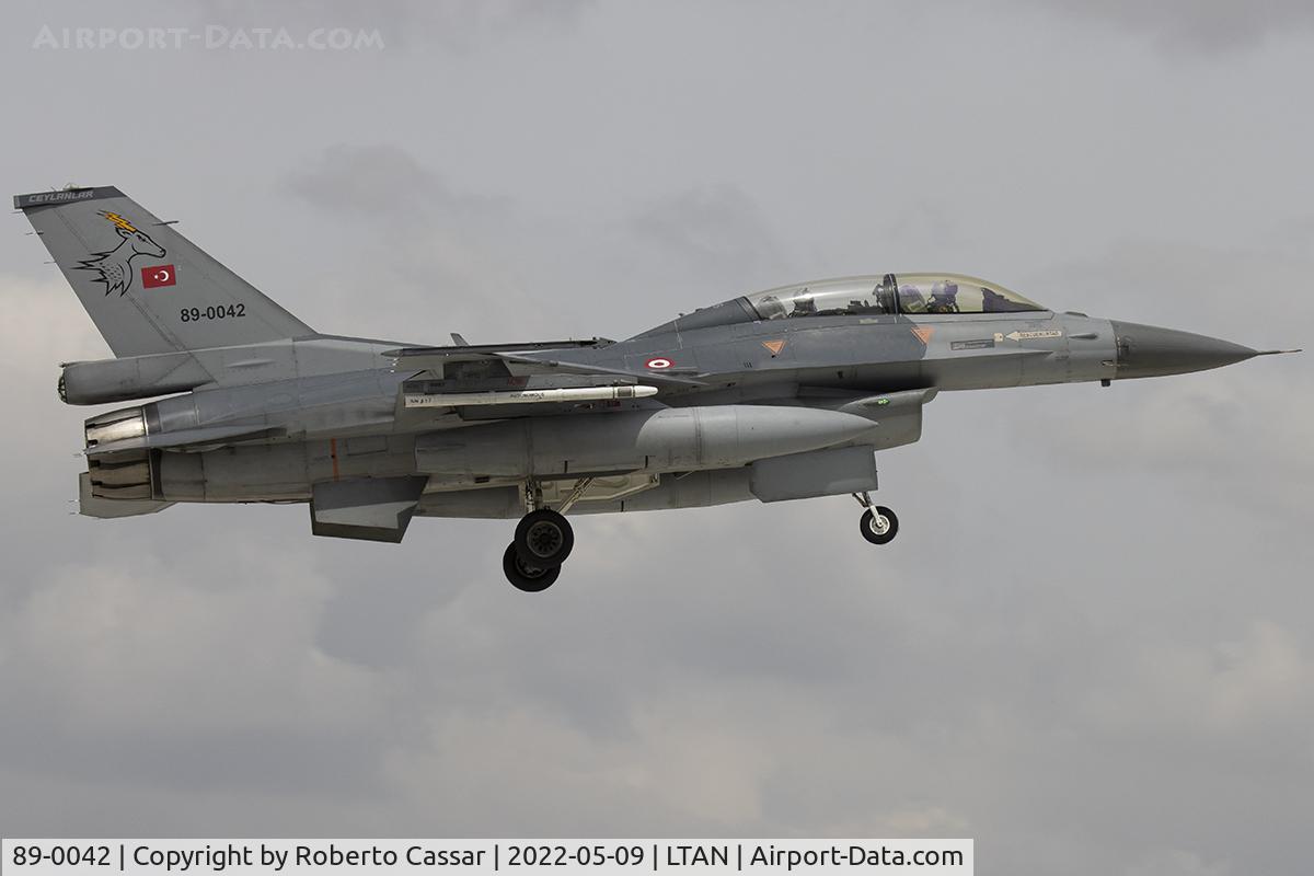 89-0042, Lockheed Martin F-16D C/N 4S-12, Anatolian Eagle 2023