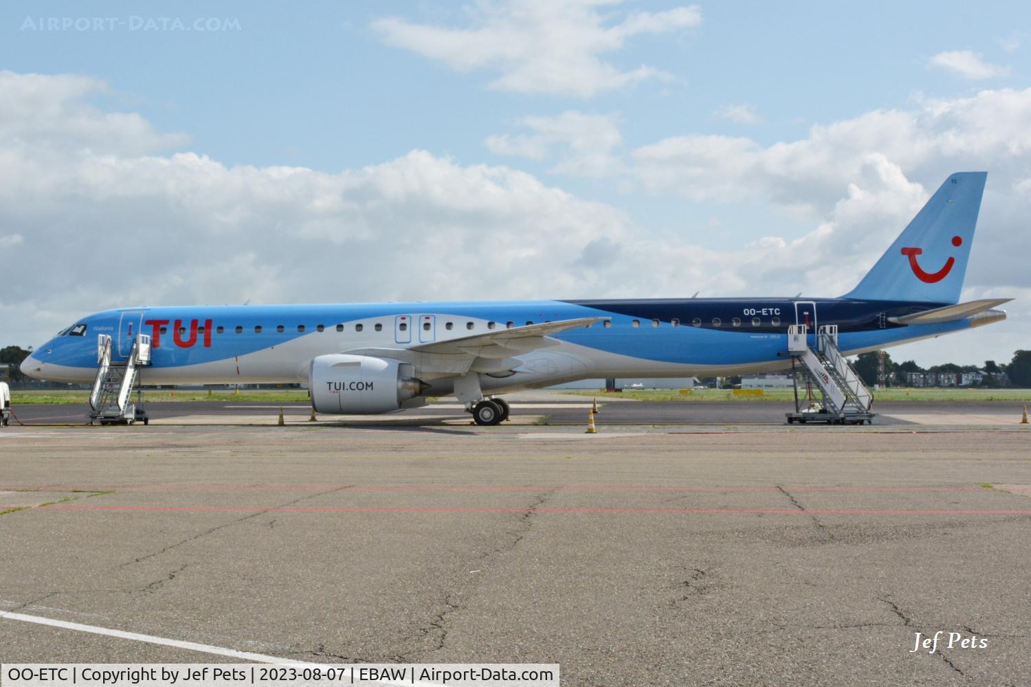 OO-ETC, 2021 Embraer E195-E2 (ERJ190-400STD) C/N 19020053, At Antwerp Airport.