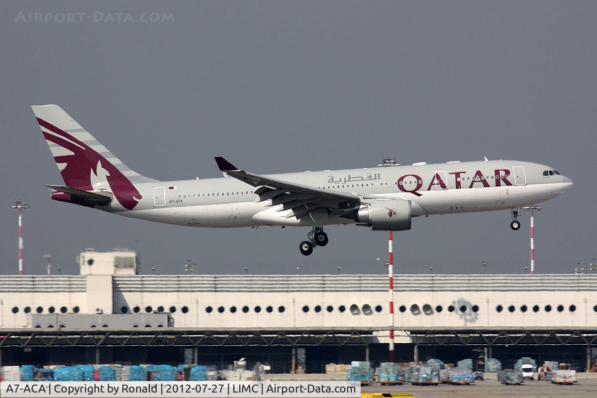 A7-ACA, 2002 Airbus A330-203 C/N 473, at mxp