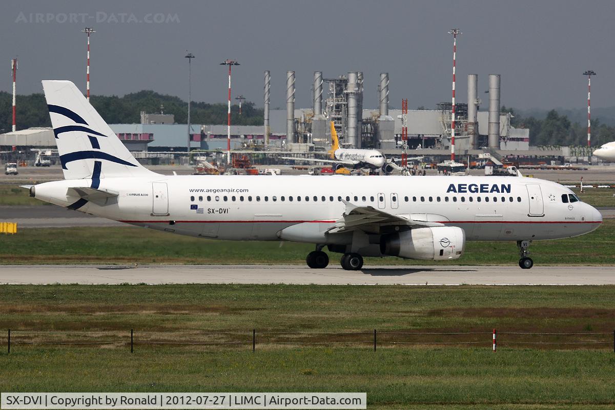 SX-DVI, 2007 Airbus A320-232 C/N 3074, at mxp