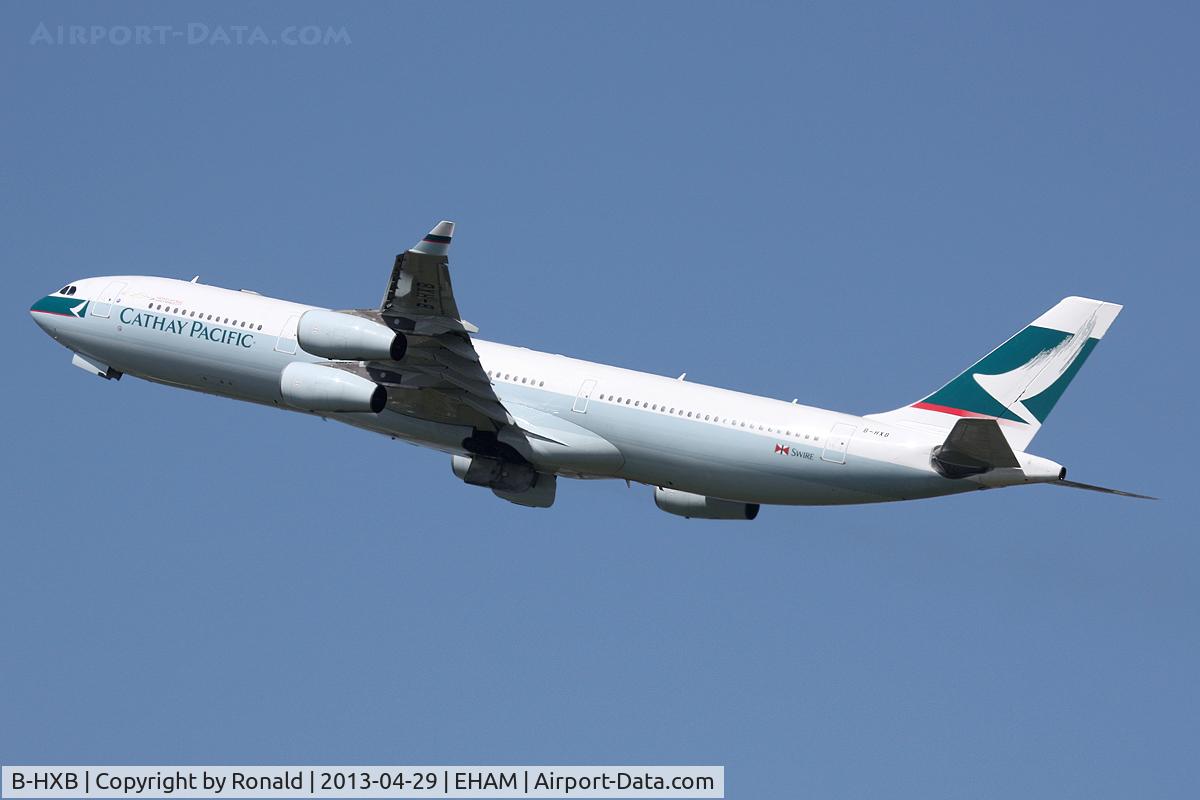 B-HXB, 1996 Airbus A340-313 C/N 137, at spl