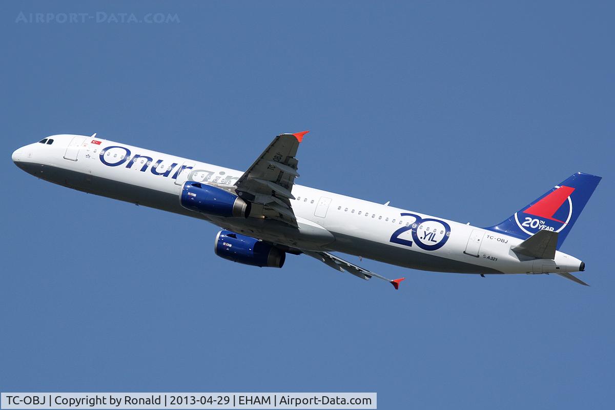 TC-OBJ, 1998 Airbus A321-231 C/N 835, at spl
