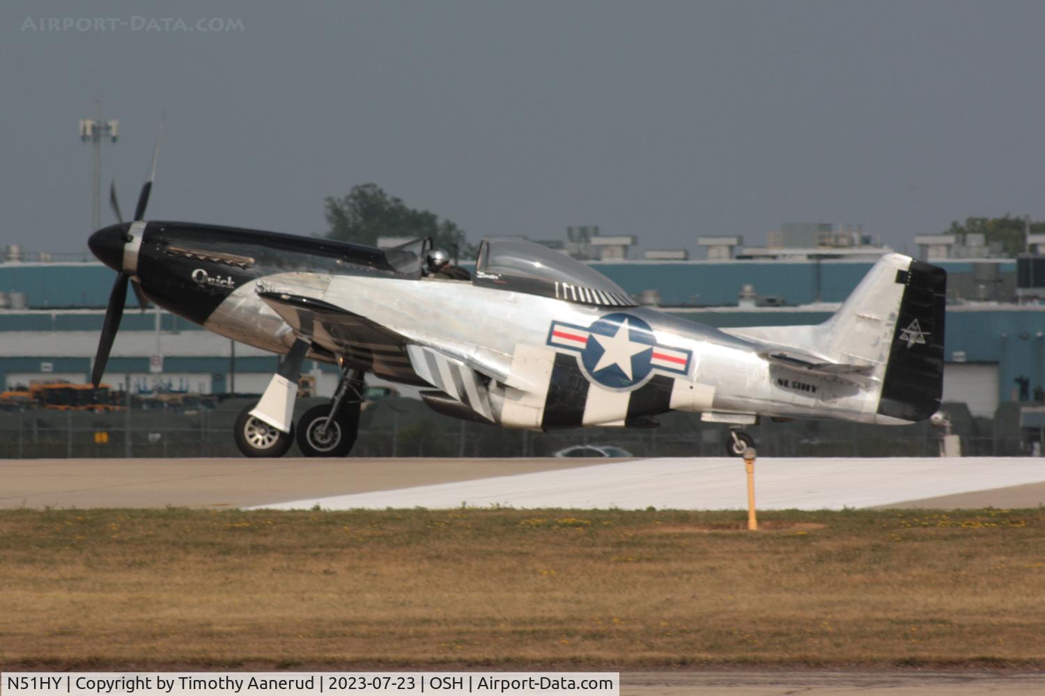 N51HY, 1944 North American P-51D Mustang C/N 124-48192, 1944 North American P-51D Mustang, c/n: 45-11439, AirVenture 2023