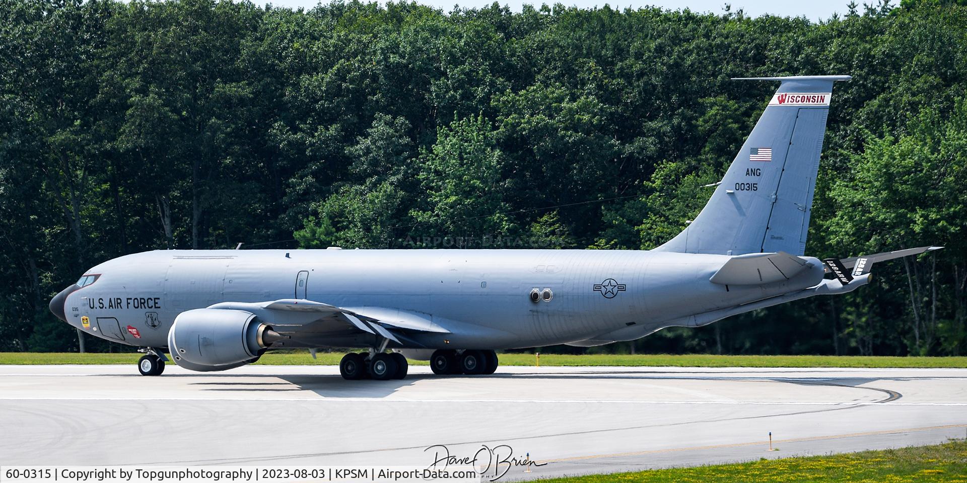 60-0315, 1960 Boeing KC-135R Stratotanker C/N 18090, EPIC31 taking RW16