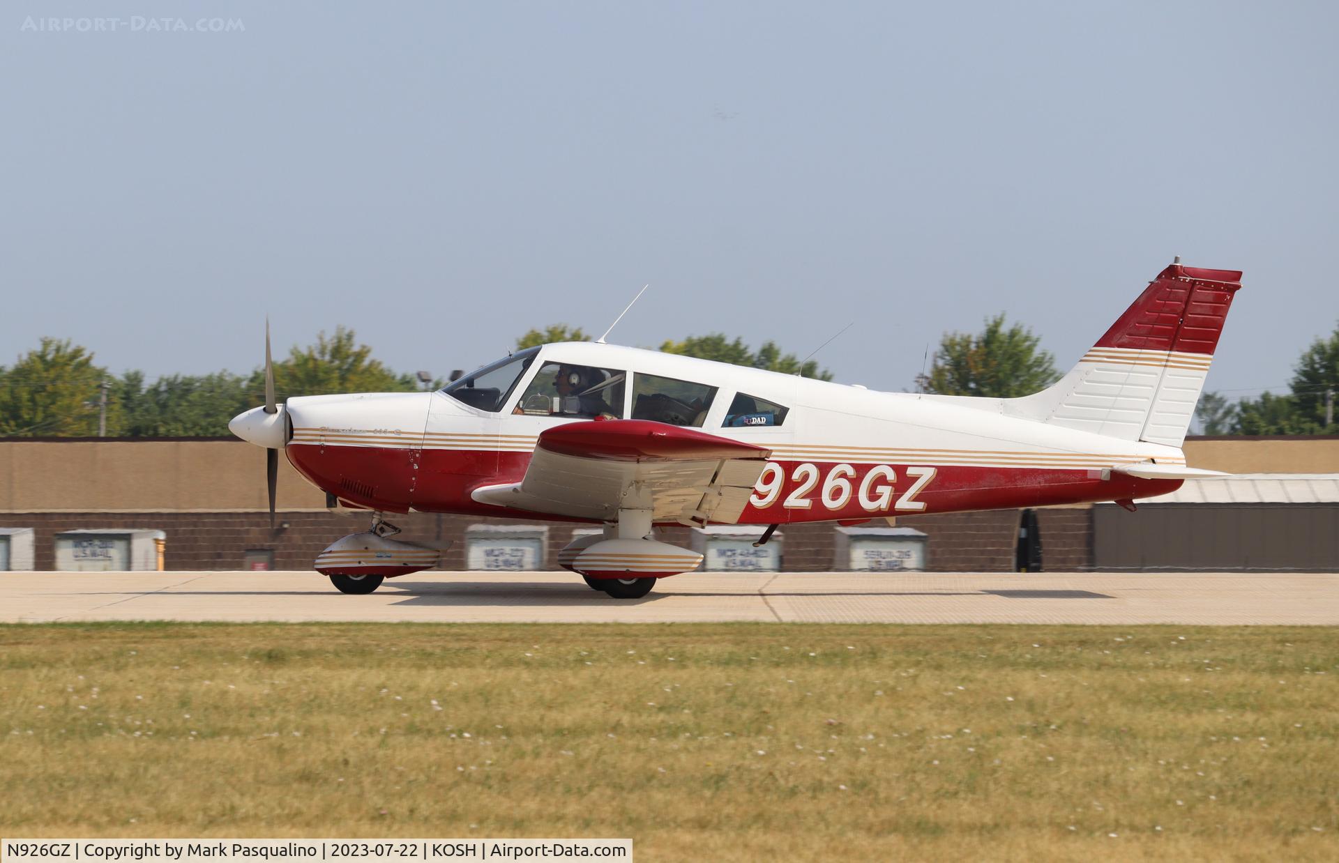 N926GZ, Piper PA-28-235 C/N 28-11249, Piper PA-28-235