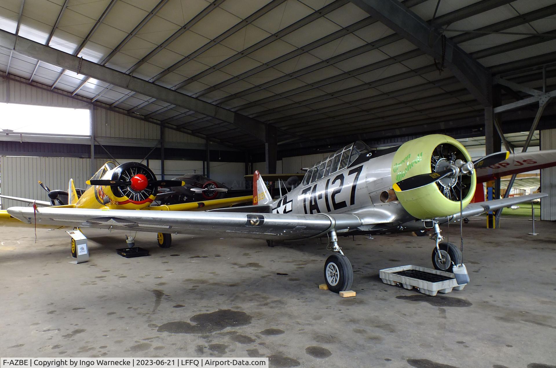 F-AZBE, North American AT-6C Harvard IIA C/N 88-12127, North American AT-6C Harvard IIA at the Musee Volant Salis/Aero Vintage Academy, Cerny