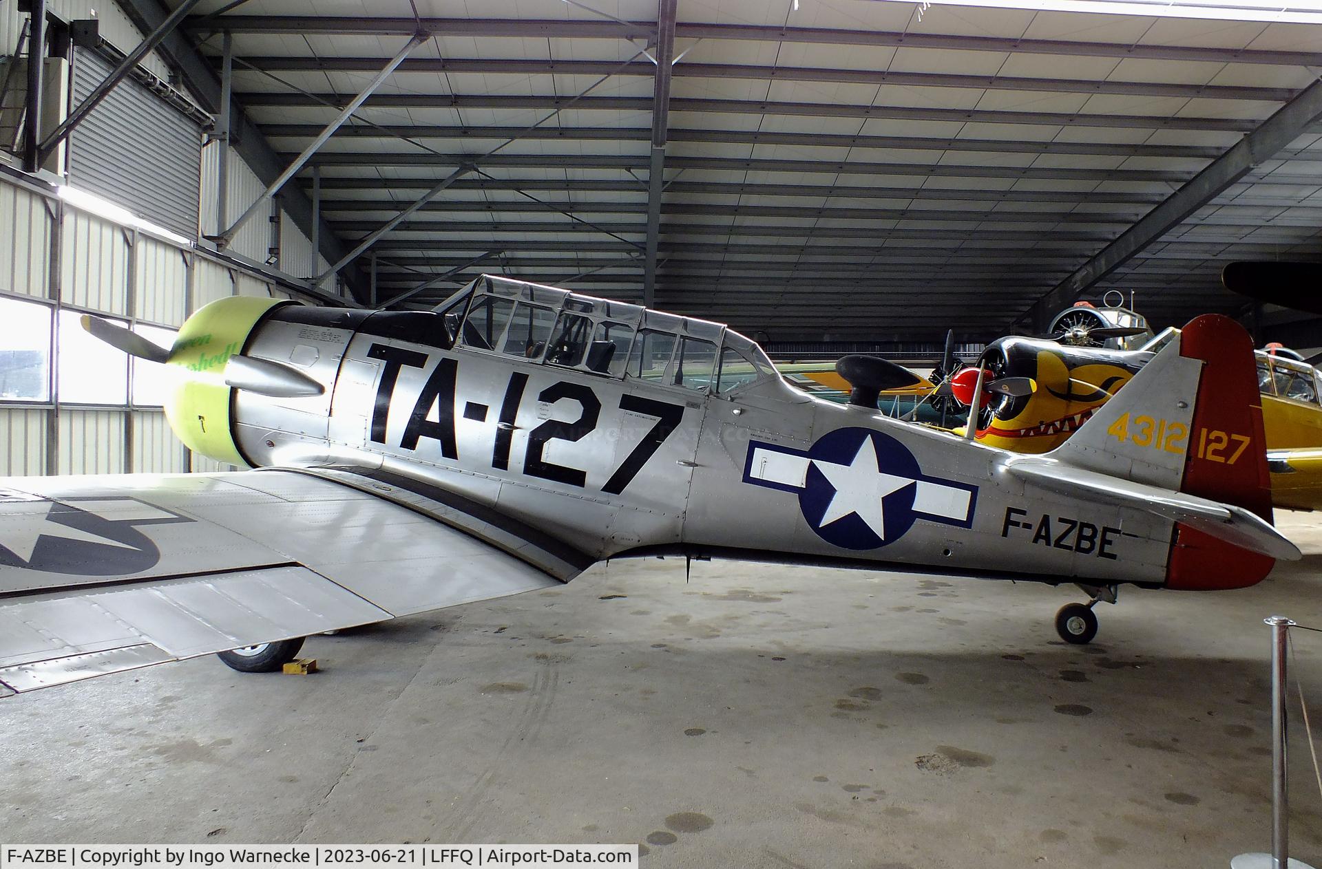 F-AZBE, North American AT-6C Harvard IIA C/N 88-12127, North American AT-6C Harvard IIA at the Musee Volant Salis/Aero Vintage Academy, Cerny