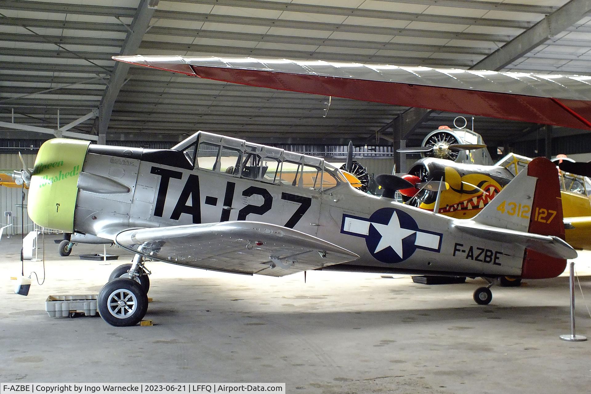 F-AZBE, North American AT-6C Harvard IIA C/N 88-12127, North American AT-6C Harvard IIA at the Musee Volant Salis/Aero Vintage Academy, Cerny