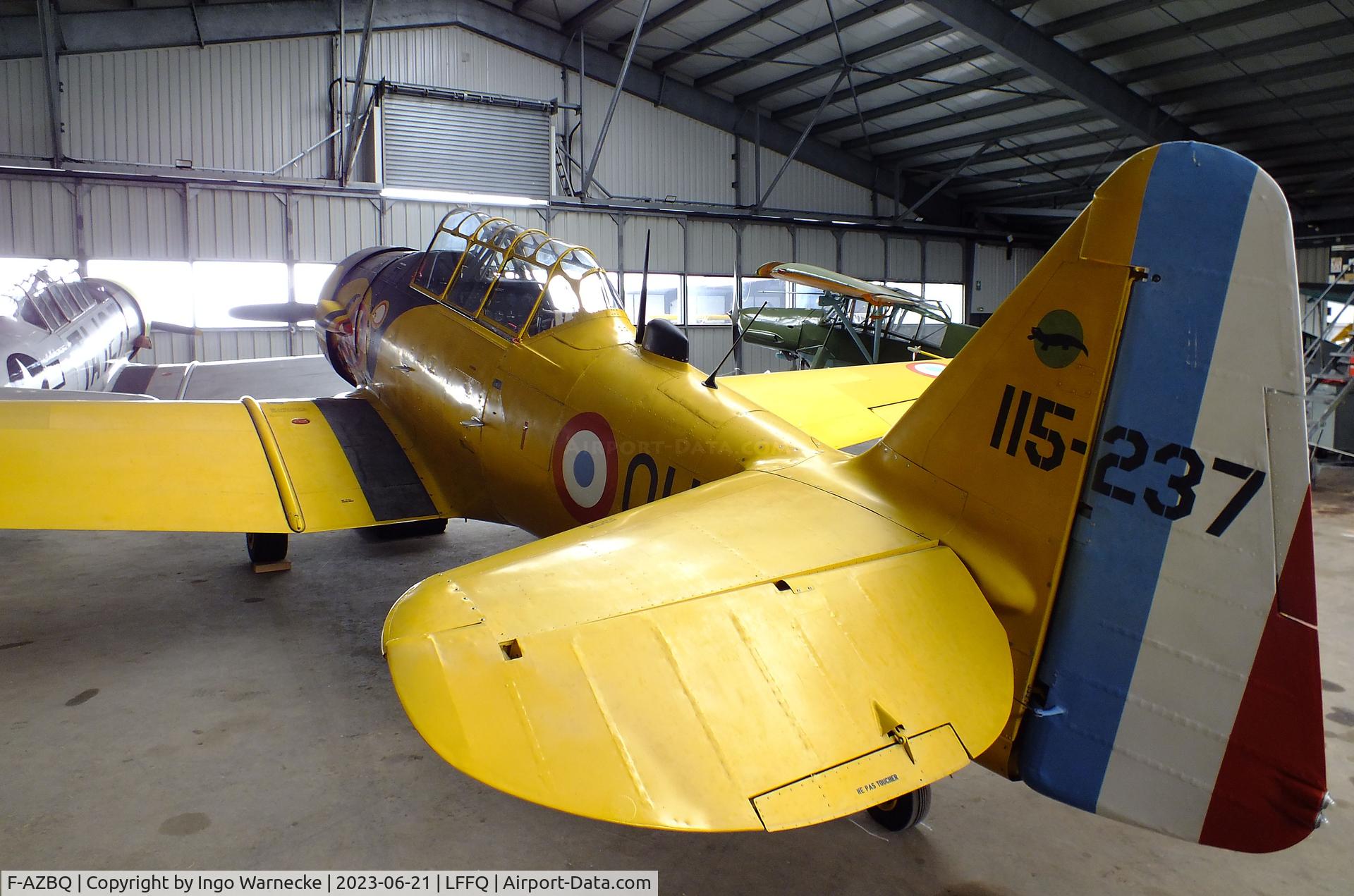 F-AZBQ, North American T-6G Texan C/N 182-535, North American T-6G Texan at the Musee Volant Salis/Aero Vintage Academy, Cerny