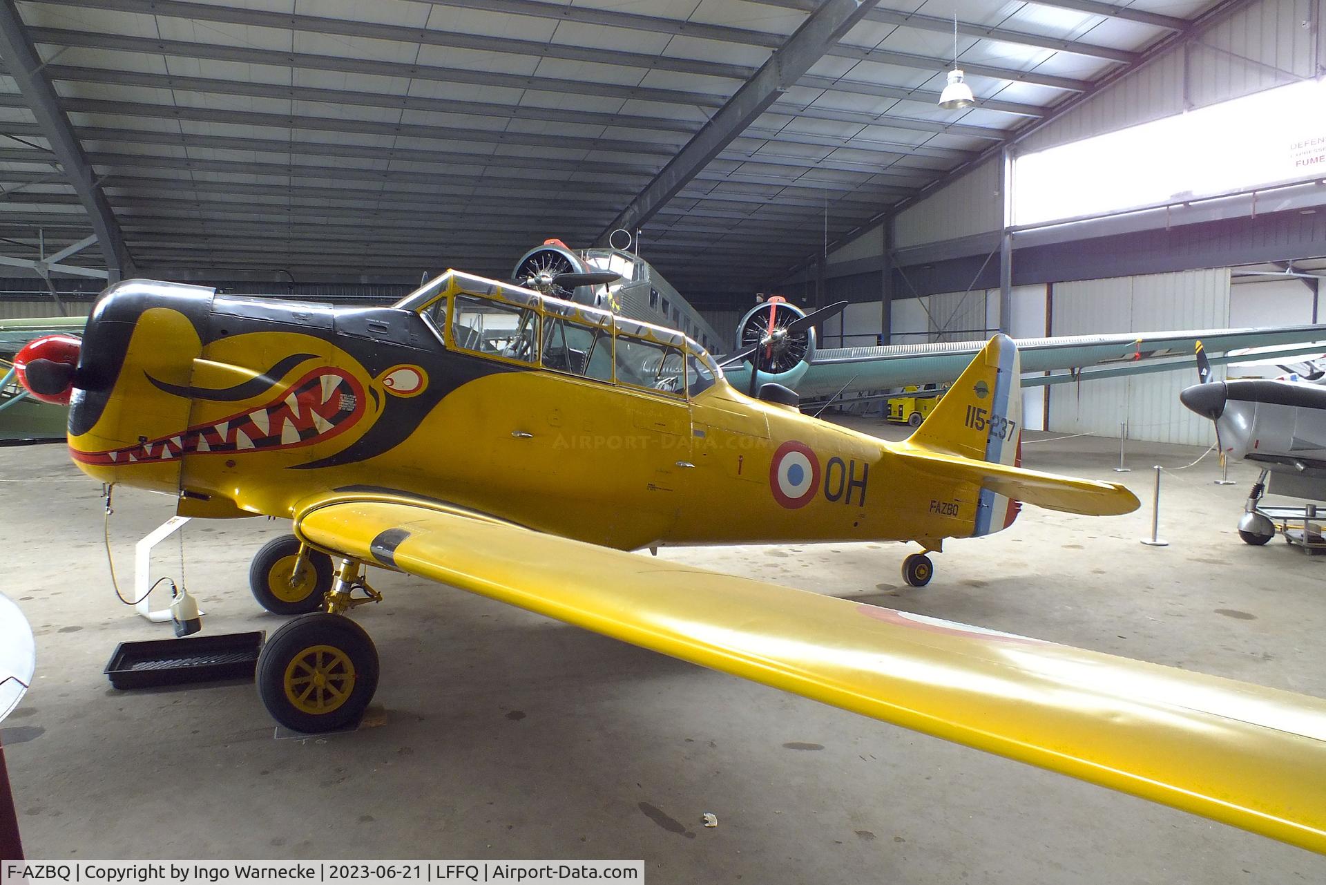 F-AZBQ, North American T-6G Texan C/N 182-535, North American T-6G Texan at the Musee Volant Salis/Aero Vintage Academy, Cerny